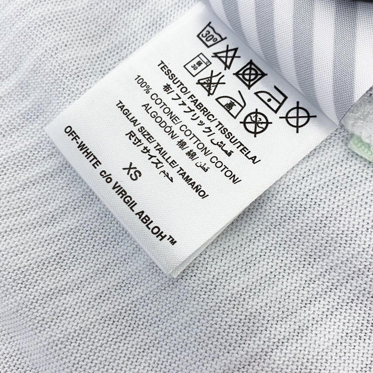 Off-White Off-White Mirror Mirror On the Wall Tee / T Shirt Size US S / EU 44-46 / 1 - 18 Thumbnail