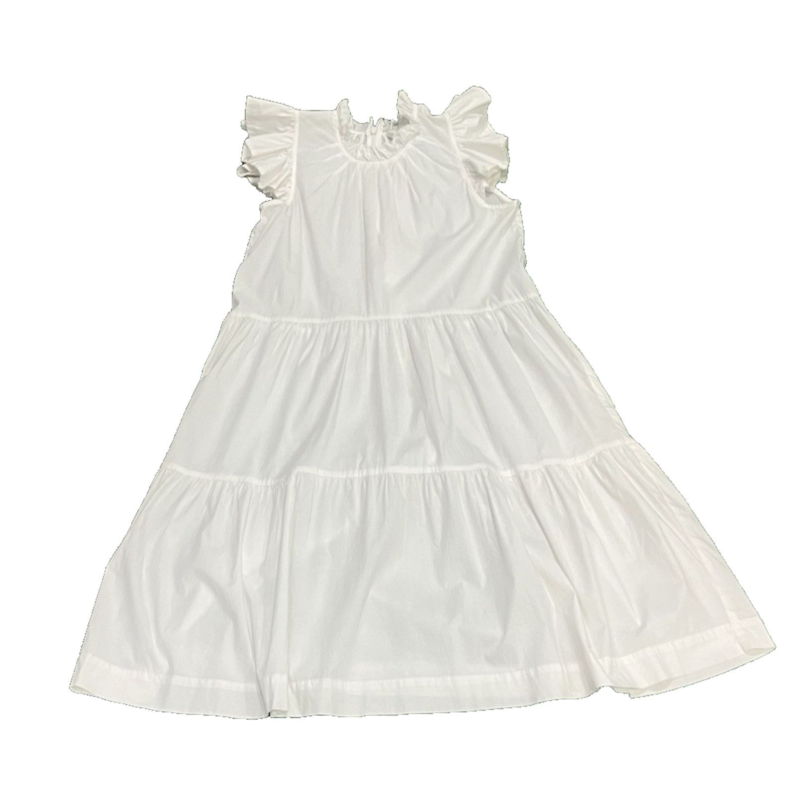 Sea New York Sea New York Olithia Cowl Neck Ruffle Tiered Dress White 2 Size XS / US 0-2 / IT 36-38 - 1 Thumbnail
