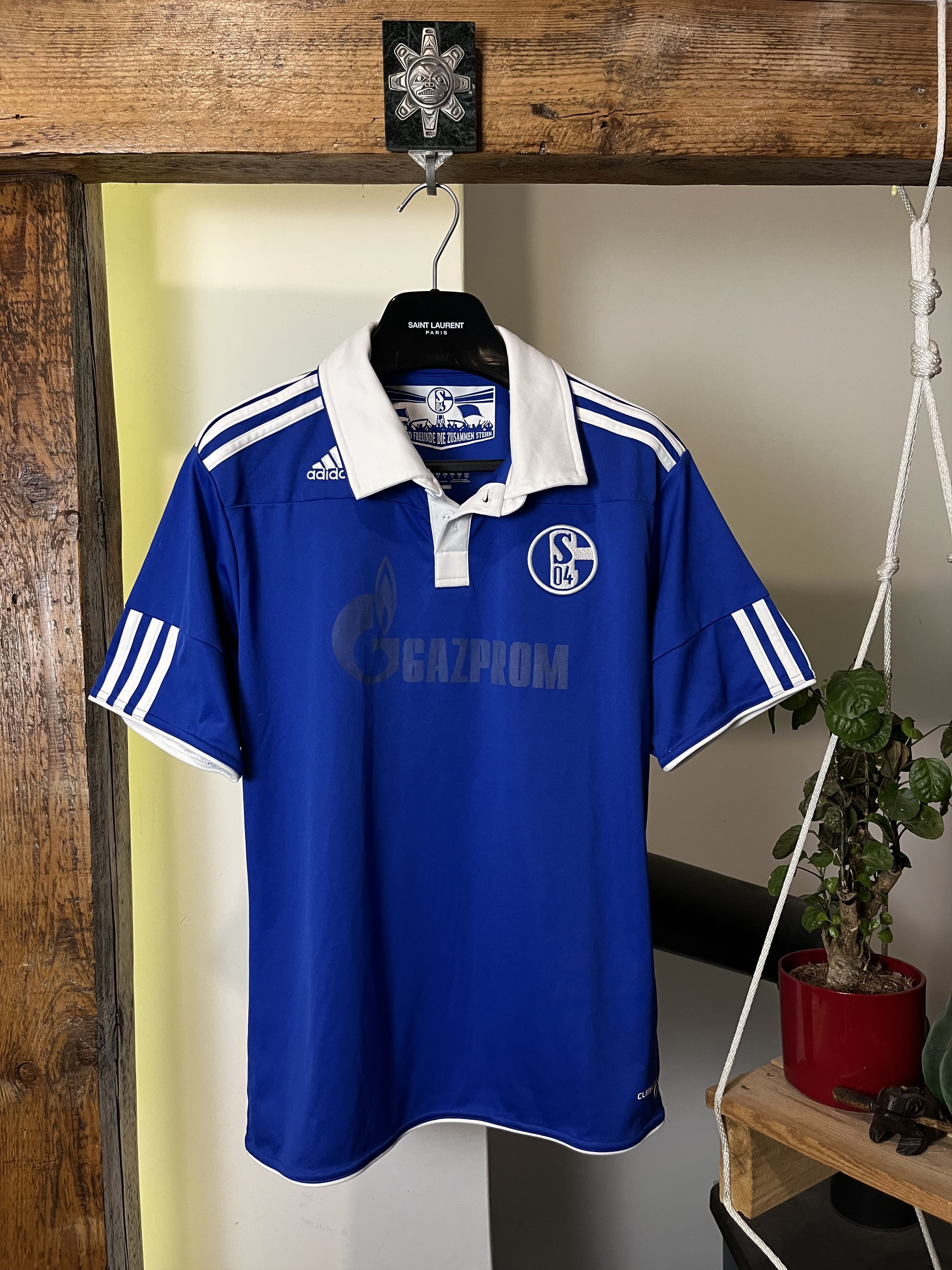 Adidas × Vintage Adidas Schalke 04 2009-10 Home Kit Size US M / EU 48-50 / 2 - 1 Thumbnail
