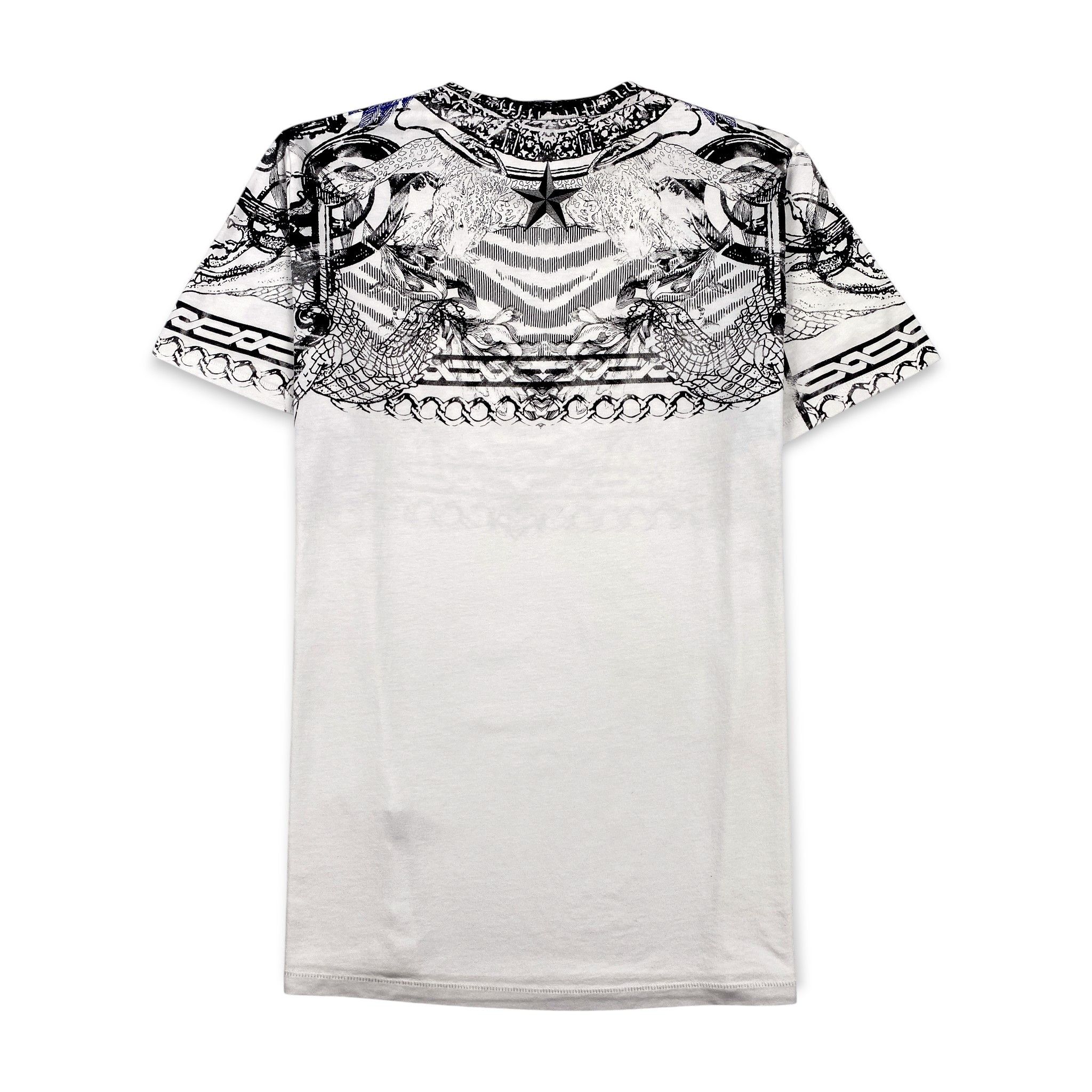 Just Cavalli Baroque Style Eagle Print T-Shirt Size US M / EU 48-50 / 2 - 2 Thumbnail