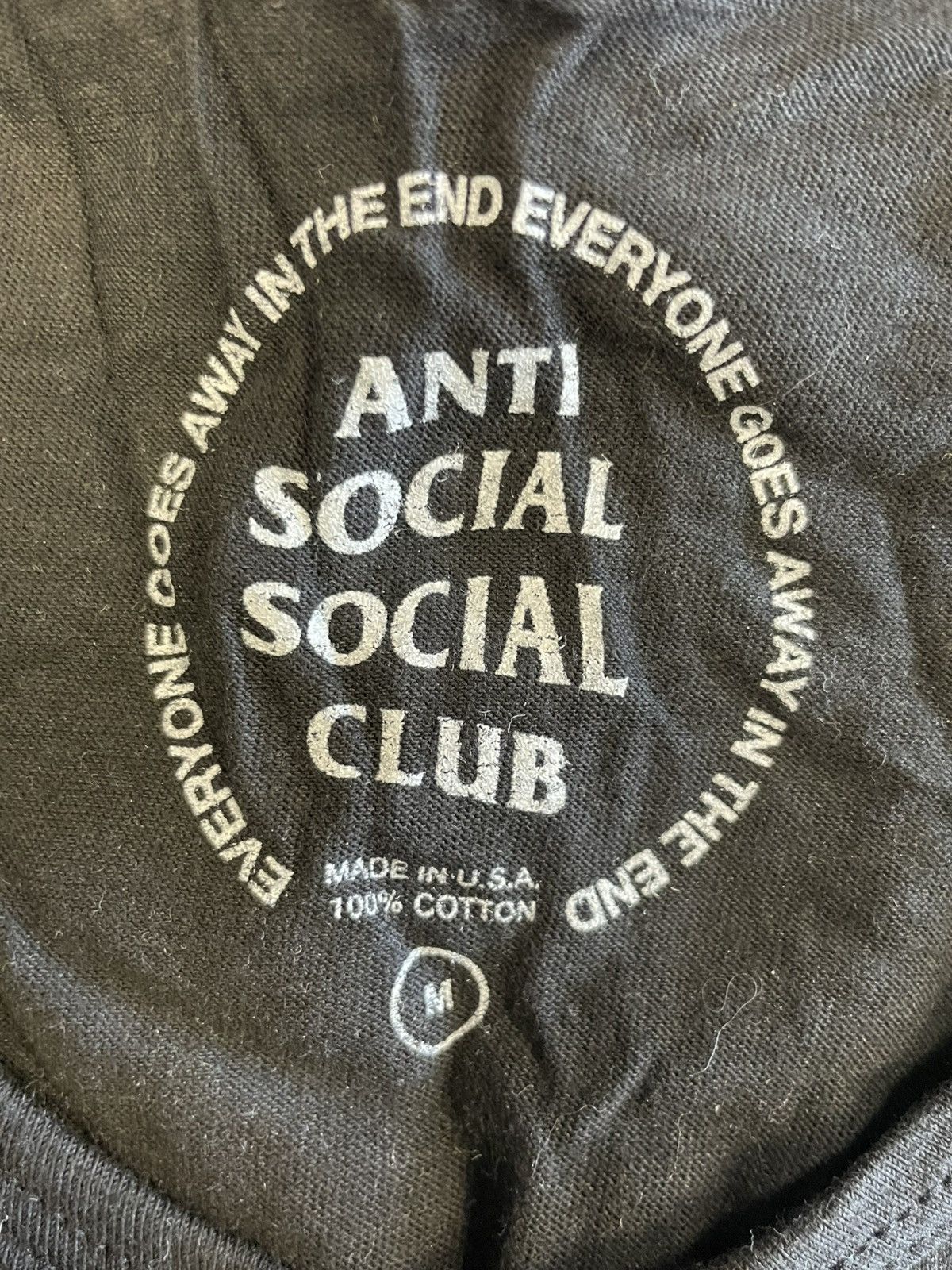 Anti Social Social Club Anti Social Tank Top Size US M / EU 48-50 / 2 - 3 Thumbnail