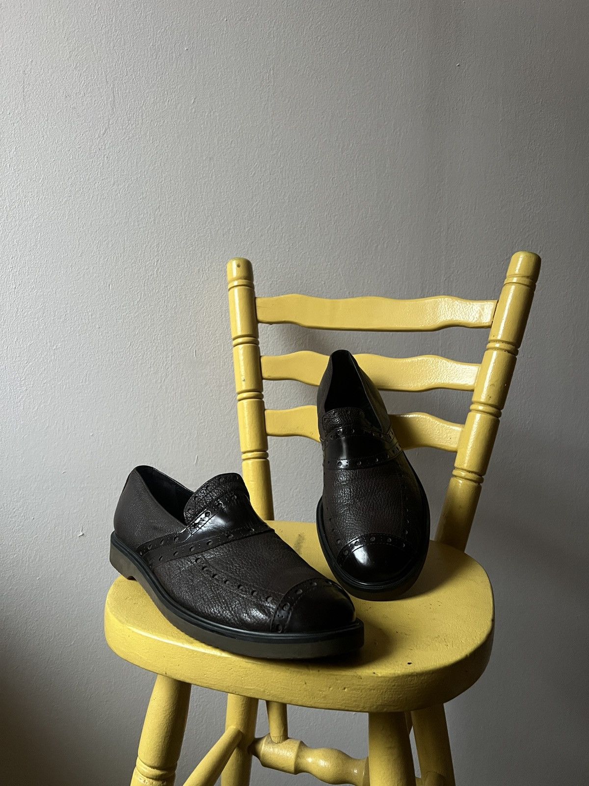 Comme des Garcons Homme Plus Comme Des Garçons Homme Plus Leather Slip-On Loafer Shoes Size US 9.5 / EU 42-43 - 4 Thumbnail