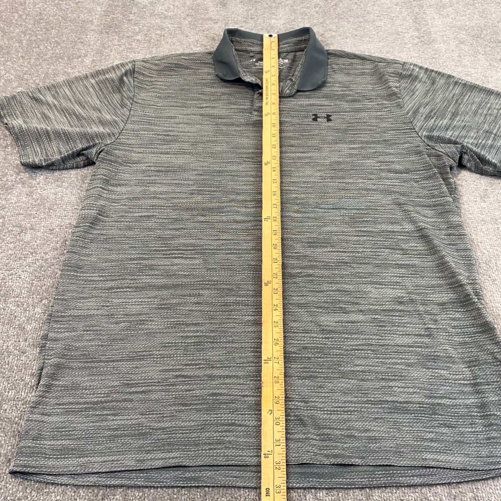 Under Armour UNDER ARMOUR Performance Polo Shirt Mens XL Heather Gray Heatgear Golf Sport Size US XL / EU 56 / 4 - 7 Thumbnail