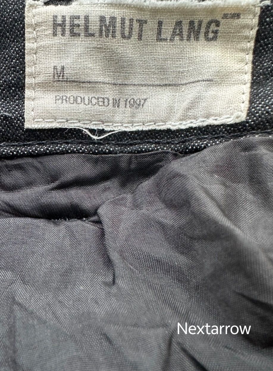 Helmut Lang Helmut Lang's black wool imitation denim jeans2412-Nextarrow Size US 36 / EU 52 - 2 Thumbnail