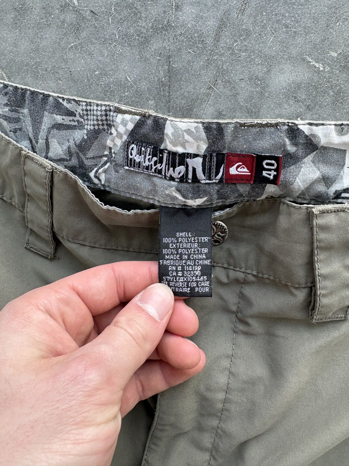 Quiksilver Vintage Y2K Quiksilver Baggy Cargo Pants Parachute Size US 40 / EU 56 - 8 Thumbnail