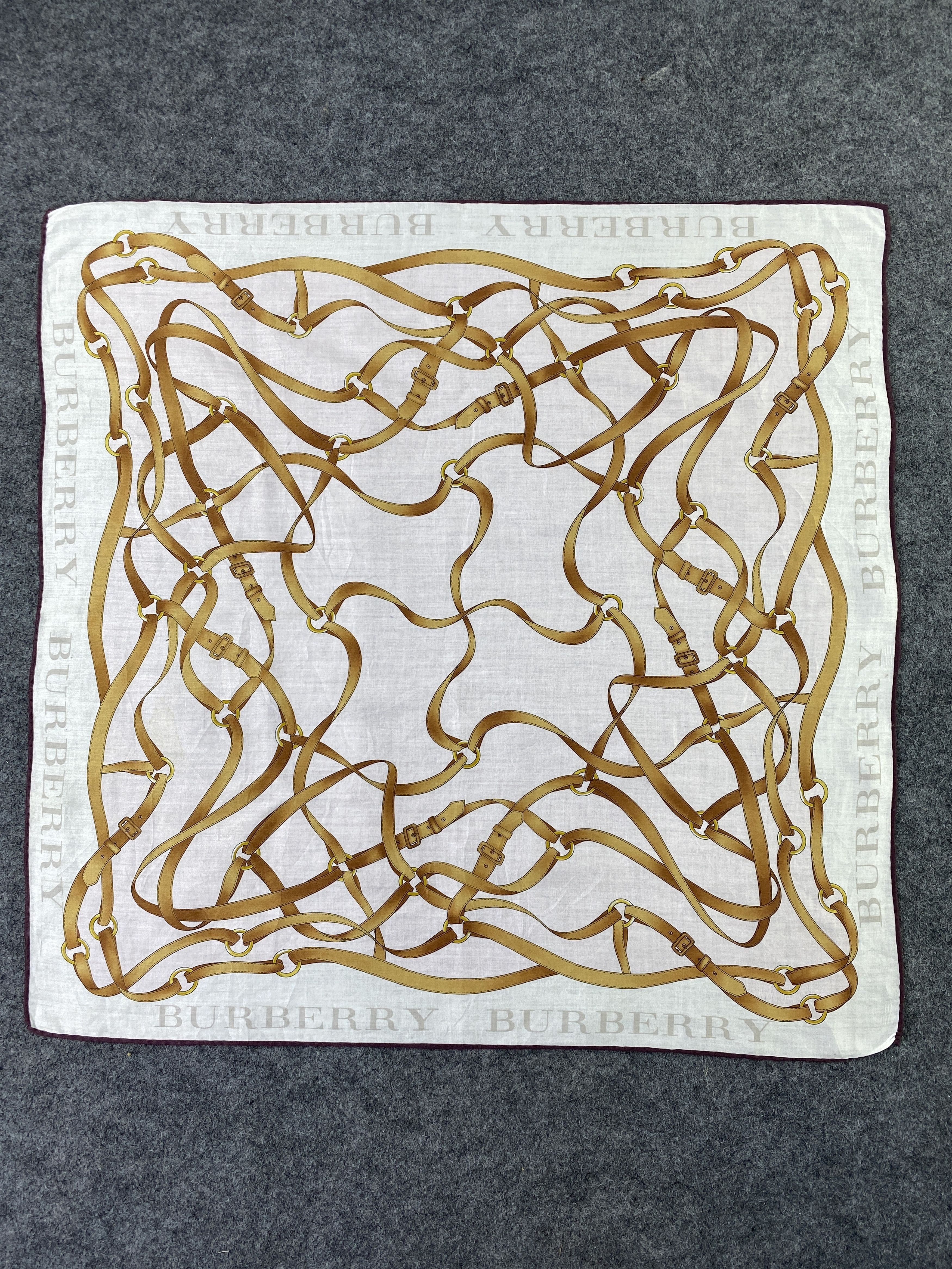 Burberry Burberry Handkerchief / Bandana / Neckerchief-B440 Size ONE SIZE - 3 Thumbnail