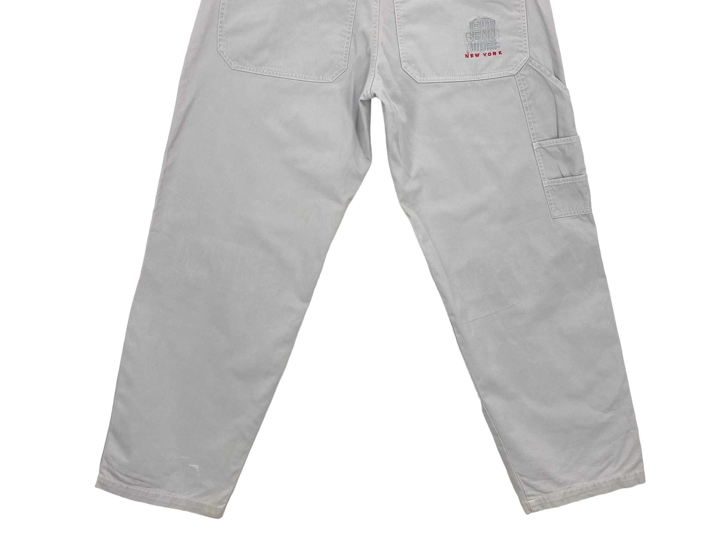 Japanese Brand SBM New York Baggy Jeans Embroided Spellout Size US 32 / EU 48 - 6 Thumbnail