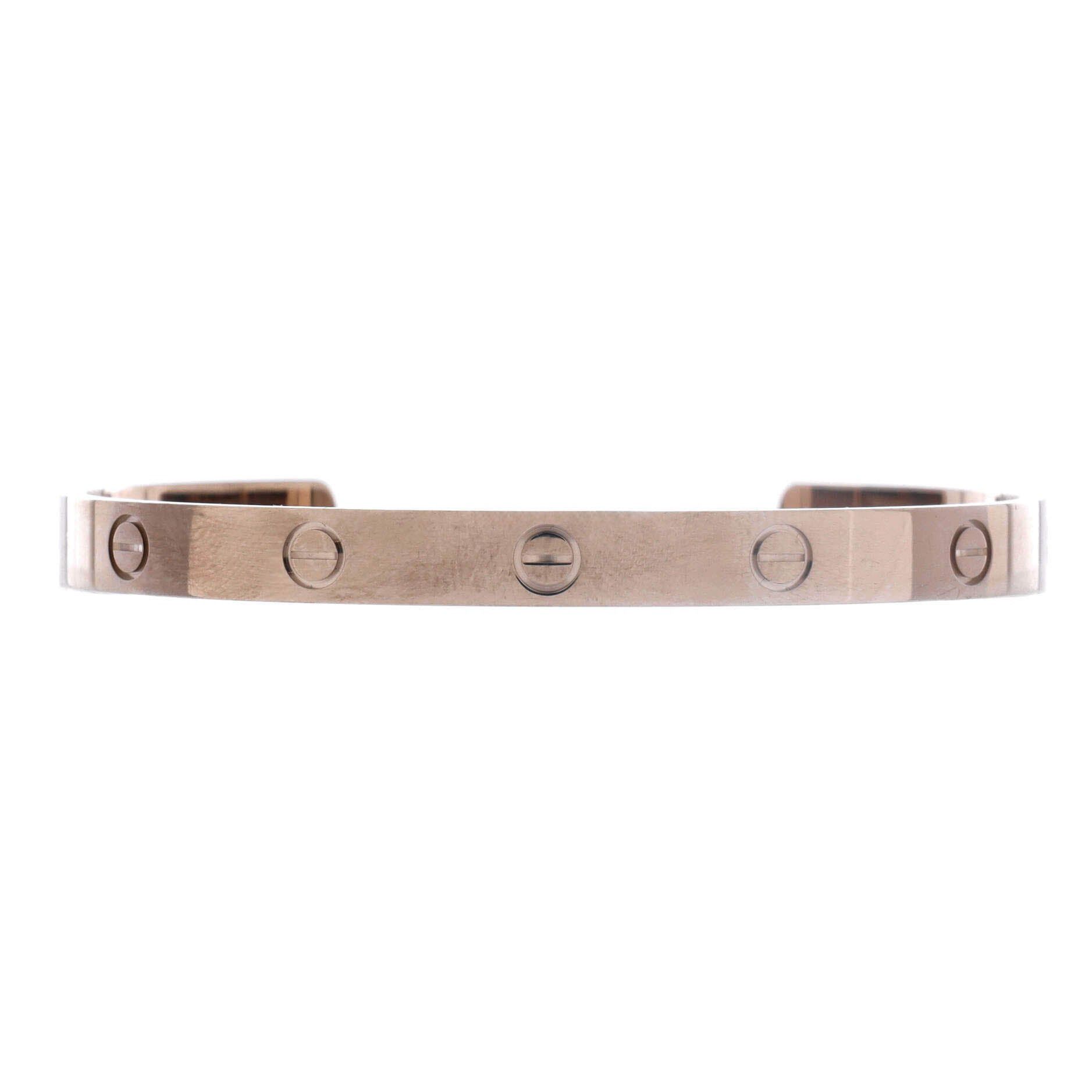 Cartier Love Cuff Bracelet Size ONE SIZE - 1 Thumbnail