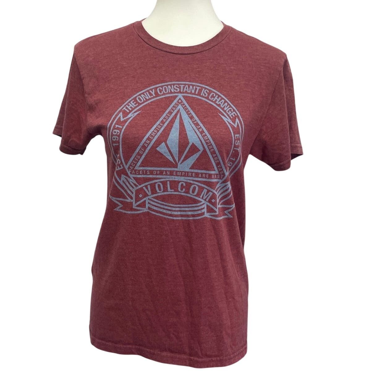 Volcom Volcom Mens Small The Only Constant Short Sleeve Tee Shirt Size US S / EU 44-46 / 1 - 1 Thumbnail