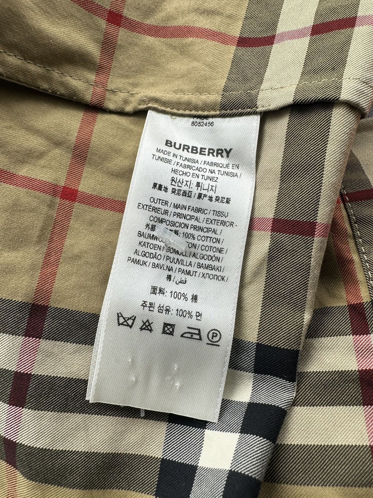 Burberry Checked Burberry Light Jacket Red Lettering Size Small Size US S / EU 44-46 / 1 - 7 Thumbnail