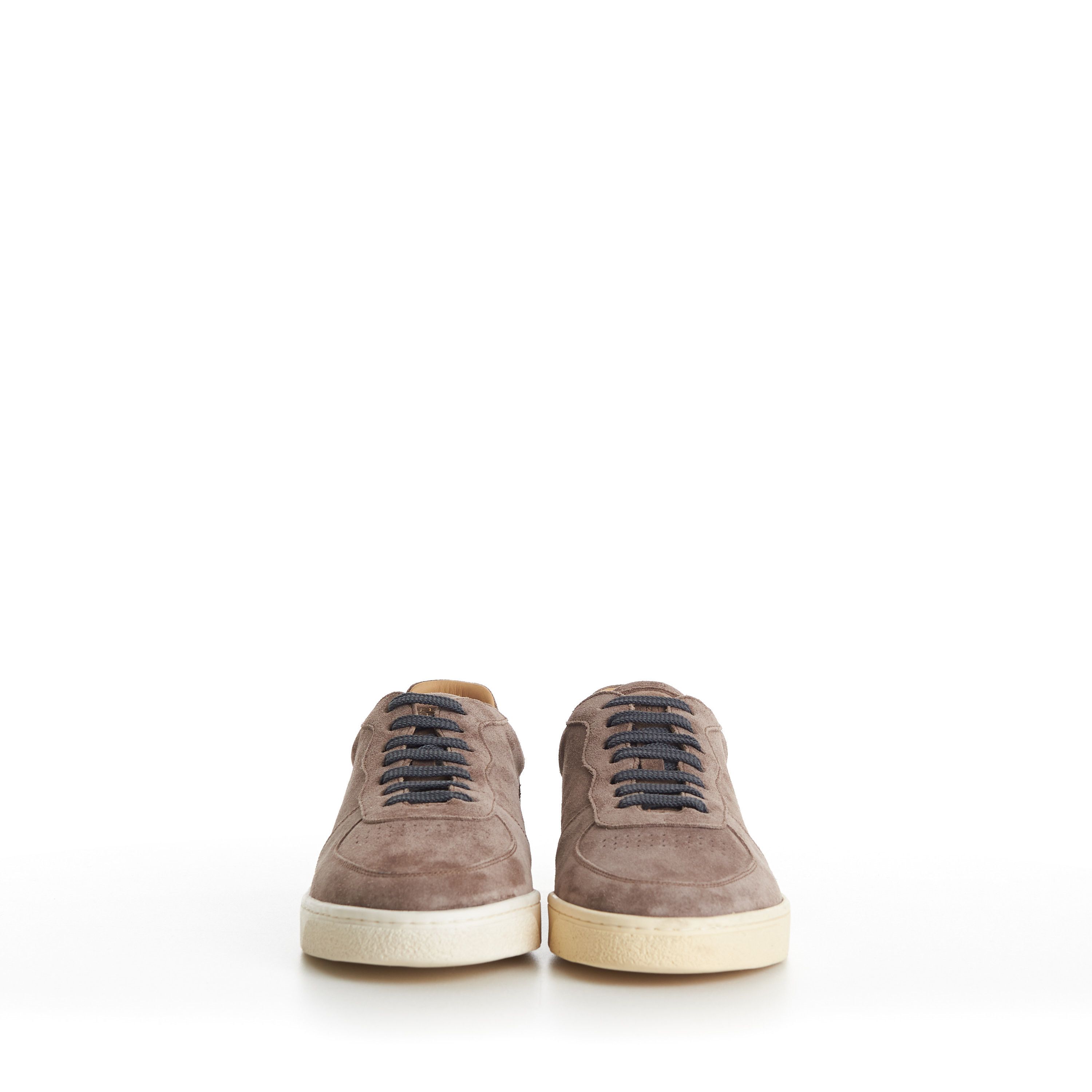 Brunello Cucinelli Suede Sneakers With Natural Rubber Sole (Discolored soles) Size US 10 / EU 43 - 3 Thumbnail