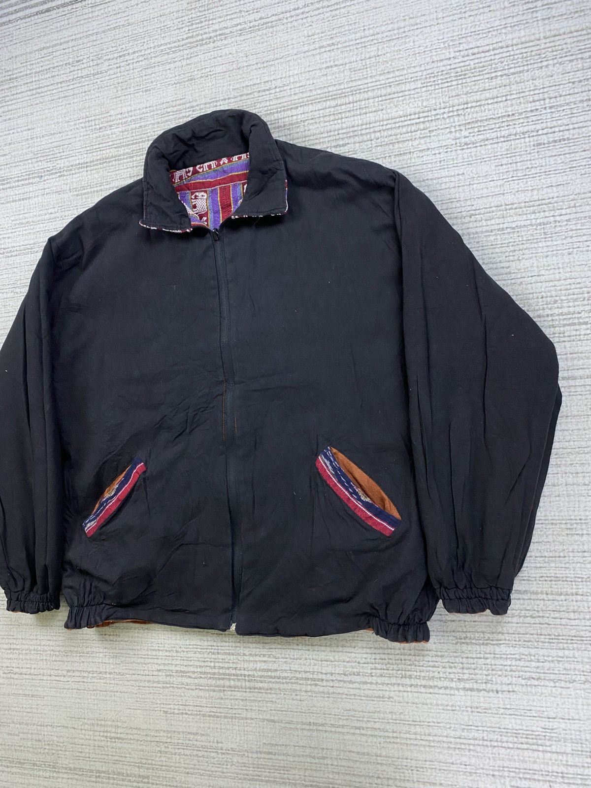 Designer × Japanese Brand Vintage Navajo Chimayo Native Style Reversible Jacket Size US L / EU 52-54 / 3 - 11 Thumbnail