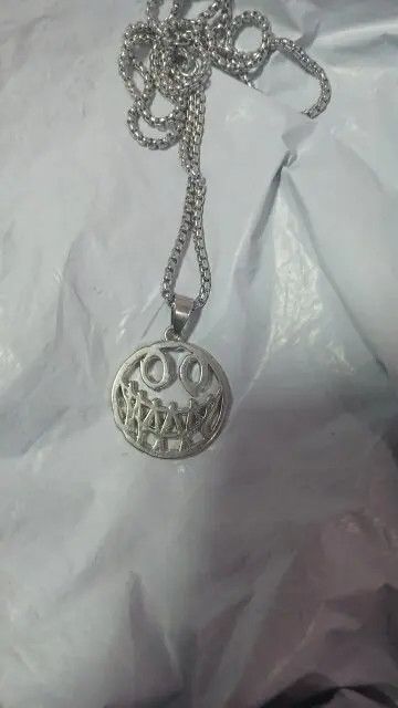 Jewelry Smiley Face Pendant Chain Necklace Size ONE SIZE - 3 Thumbnail
