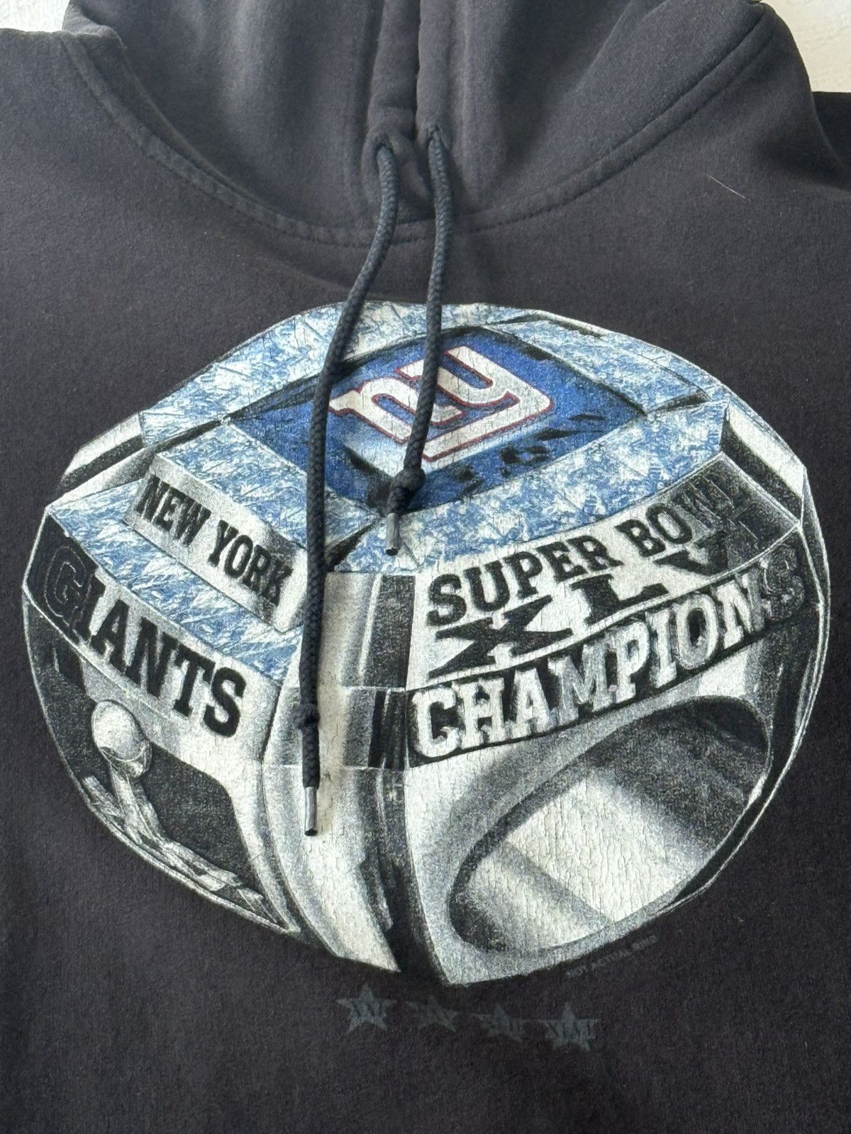 Reebok VINTAGE NY GIANTS SUPER BOWL XLVI CHAMPIONS HOODIE Size US M / EU 48-50 / 2 - 2 Thumbnail
