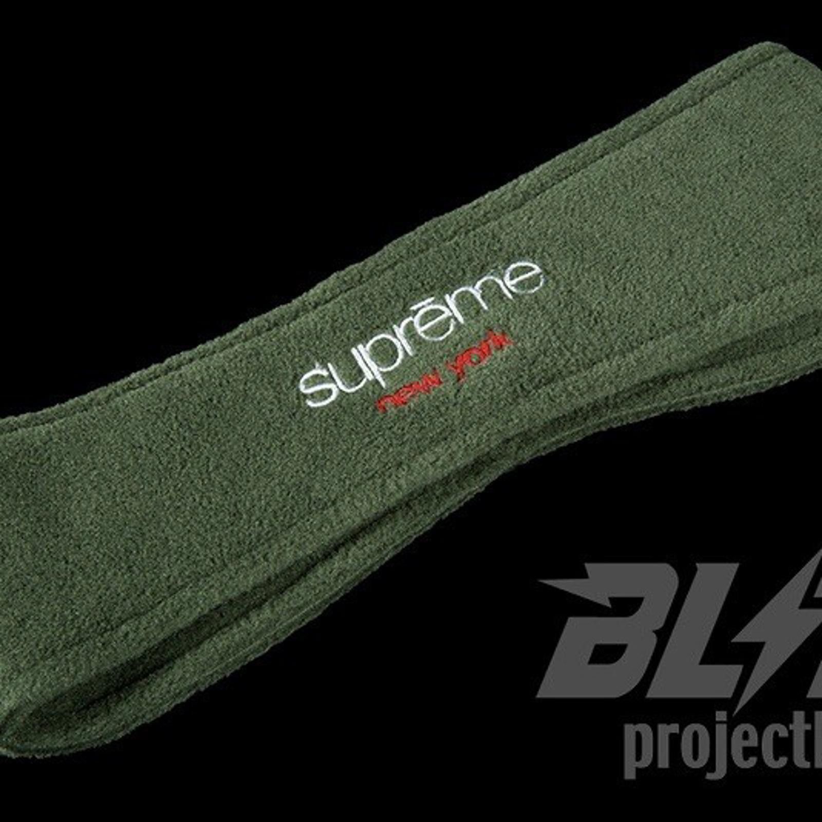 New Era FW18 Supreme Polartec Headband Dark Green 2018 Size ONE SIZE - 1 Thumbnail