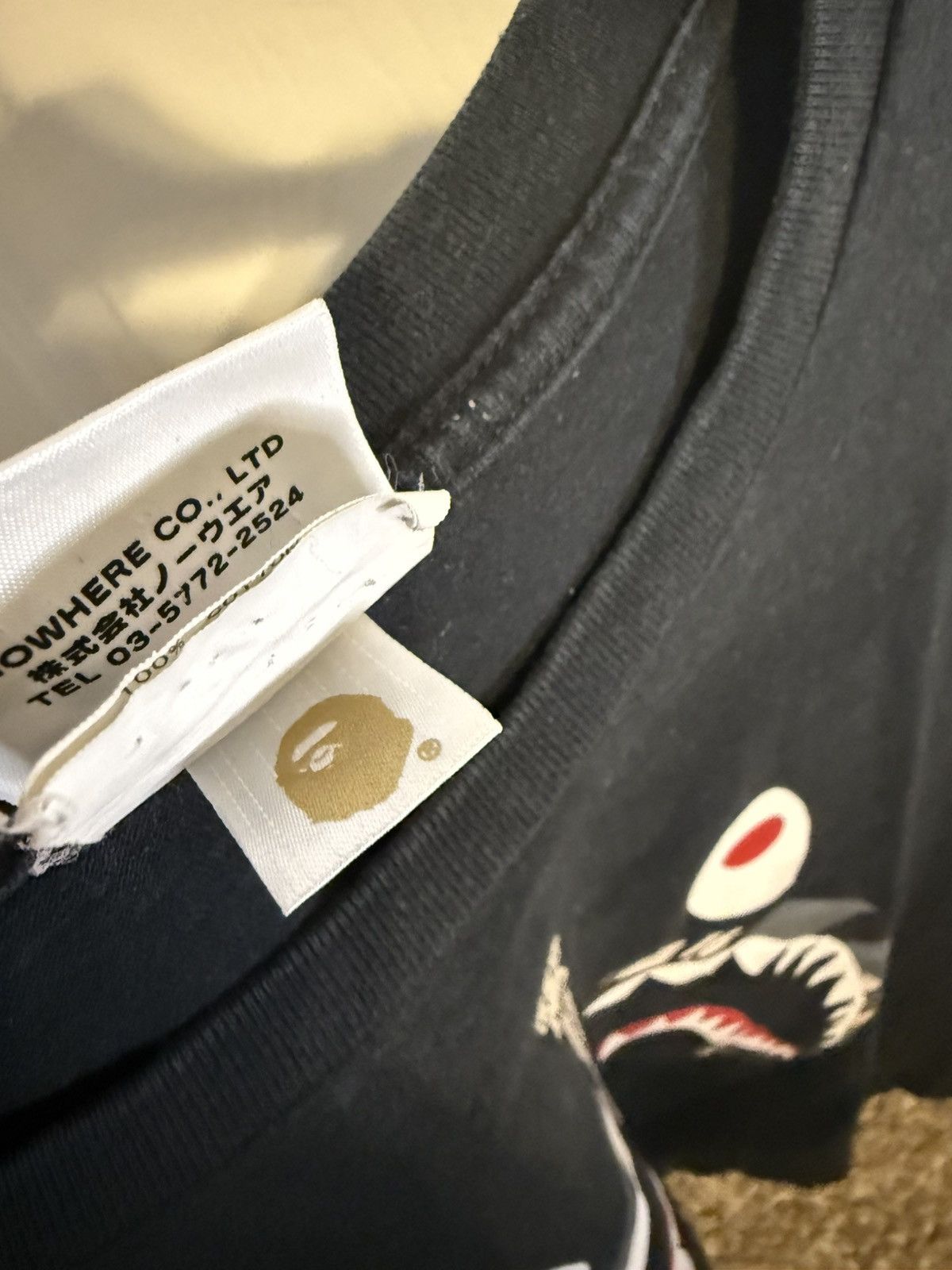 Bape Bape shark tee size xxl Size US XXL / EU 58 / 5 - 7 Thumbnail