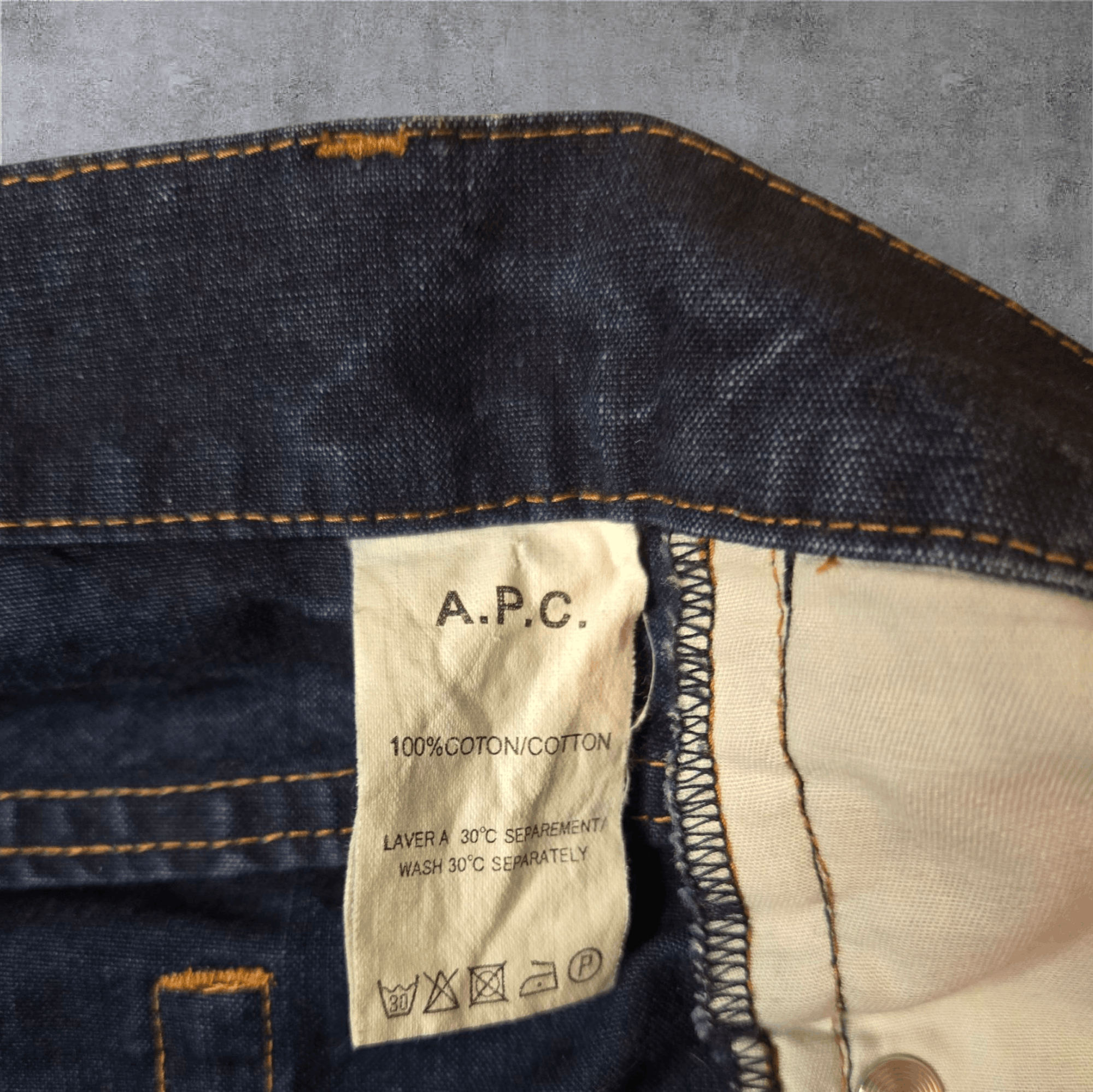 A.P.C. A.P.C. Slim Indigo Denim Size US 32 / EU 48 - 4 Thumbnail