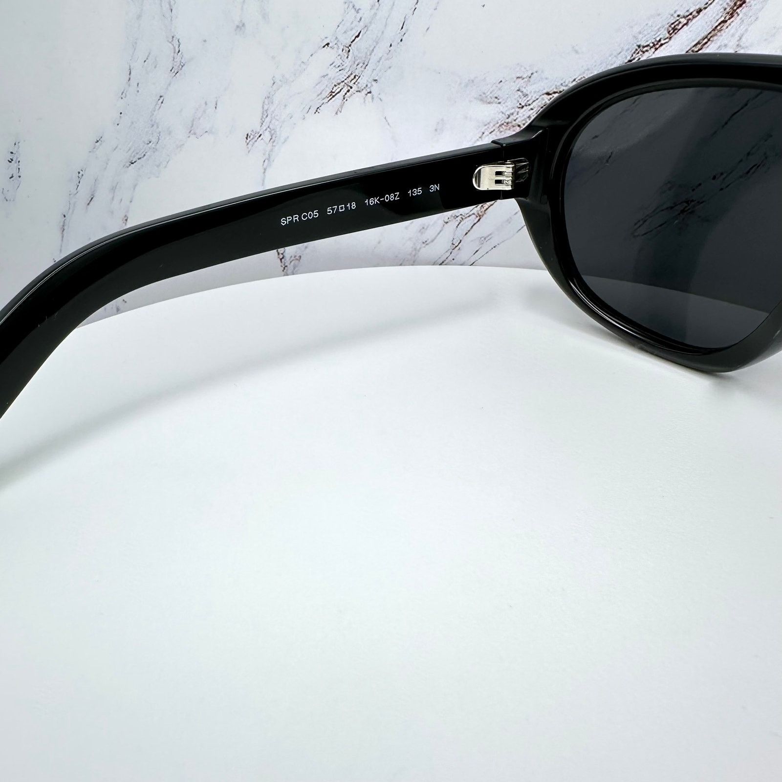 Prada New PRADA Sunglasses Black 2025 Collection Aviator Shield Size ONE SIZE - 7 Thumbnail