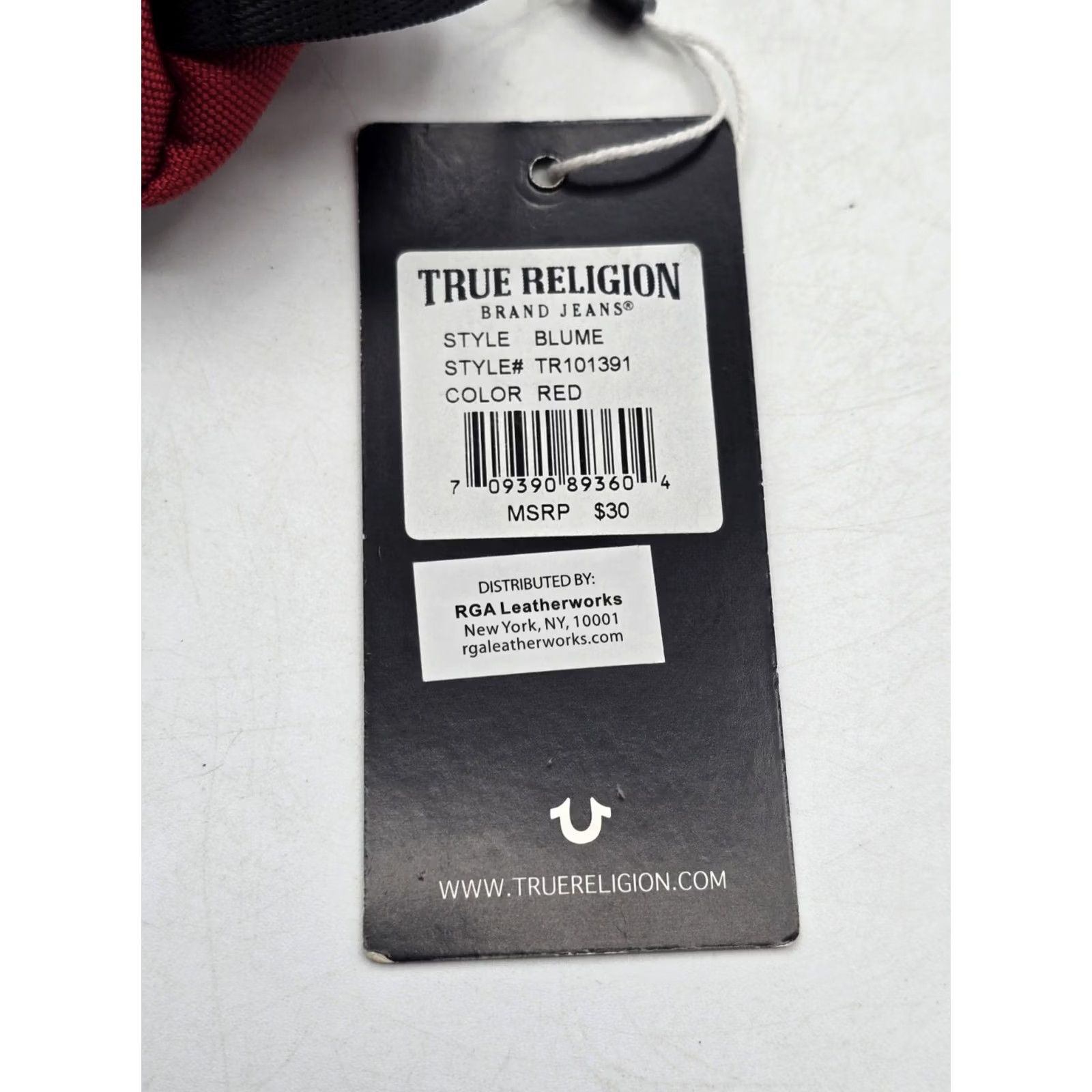 True Religion True Religion Pouch - Color Red - 8.75” Long - Polyester - Clutch - Unisex Adults - NWT Size ONE SIZE - 7 Thumbnail