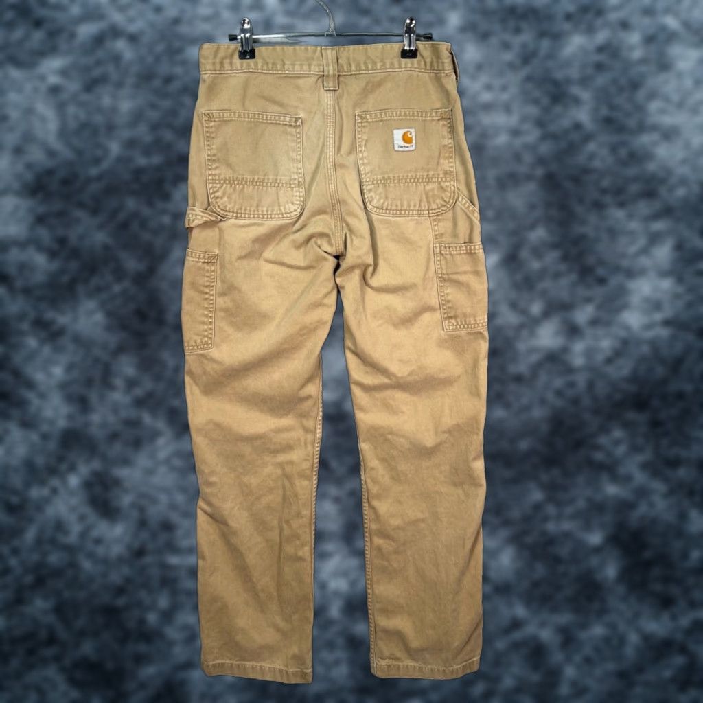 Carhartt Carhartt Mens Pants Khakis 30 x 31 Relaxed Fit Cotton Beige Workwear 5-Pocket Mens Pants Straight Leg Vintage No N/A Size US 30 / EU 46 - 1 Thumbnail