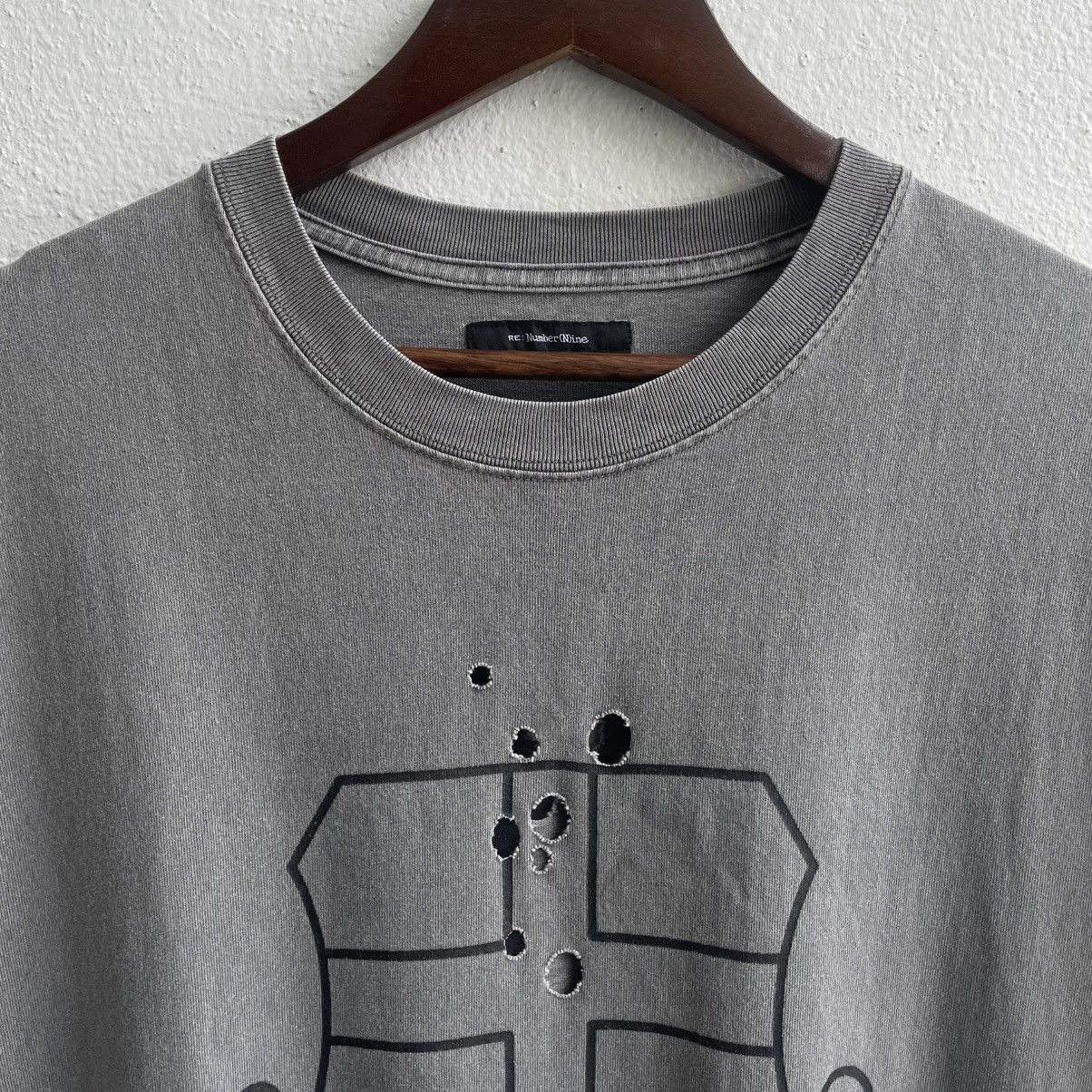 Number (N)ine Number (N)ine Distress Shield Emblem Logo Shirts Size US XL / EU 56 / 4 - 3 Thumbnail