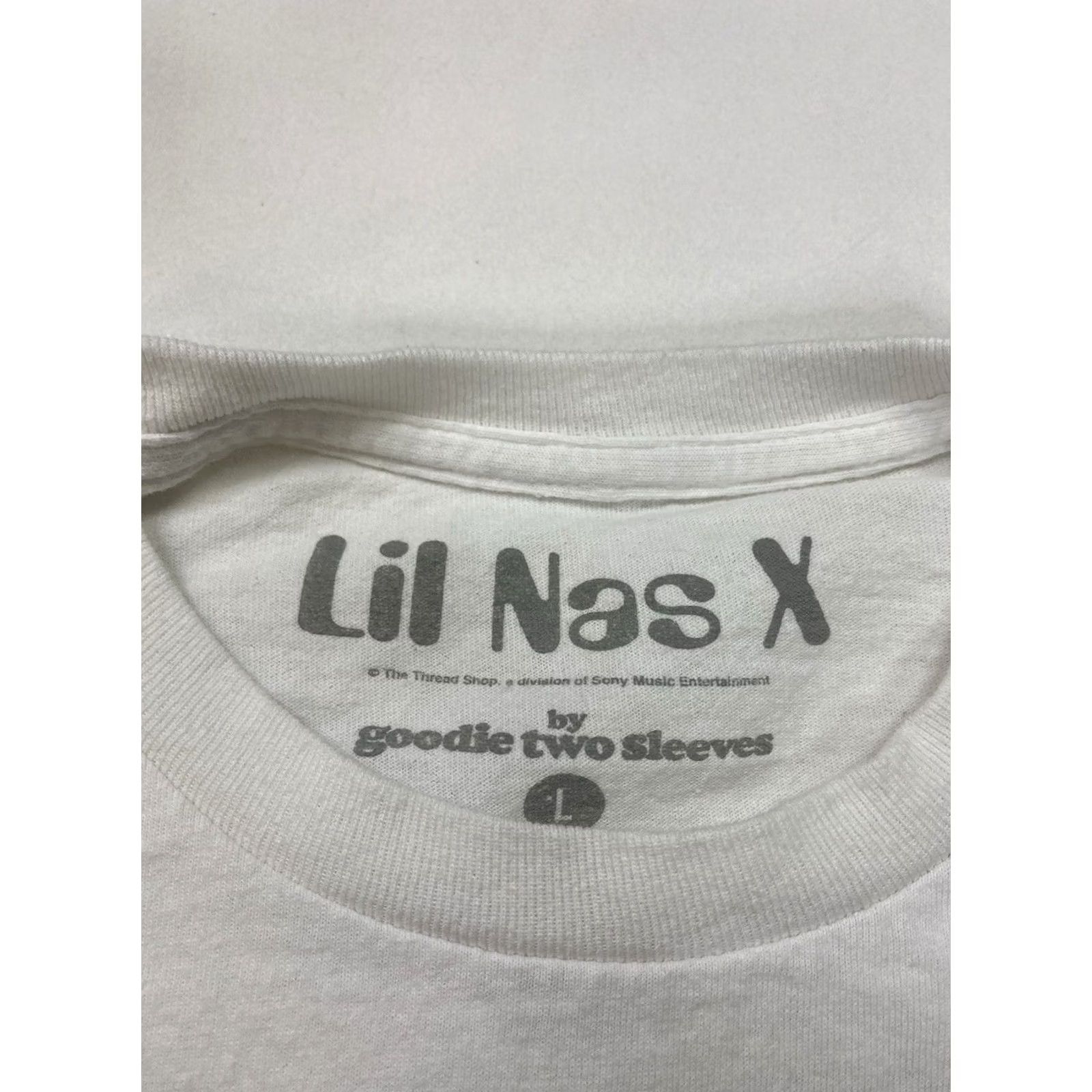 Vintage Lil Nas X Graphic T-shirt Men Large White Long Sleeve Music Shirt Size US L / EU 52-54 / 3 - 5 Thumbnail