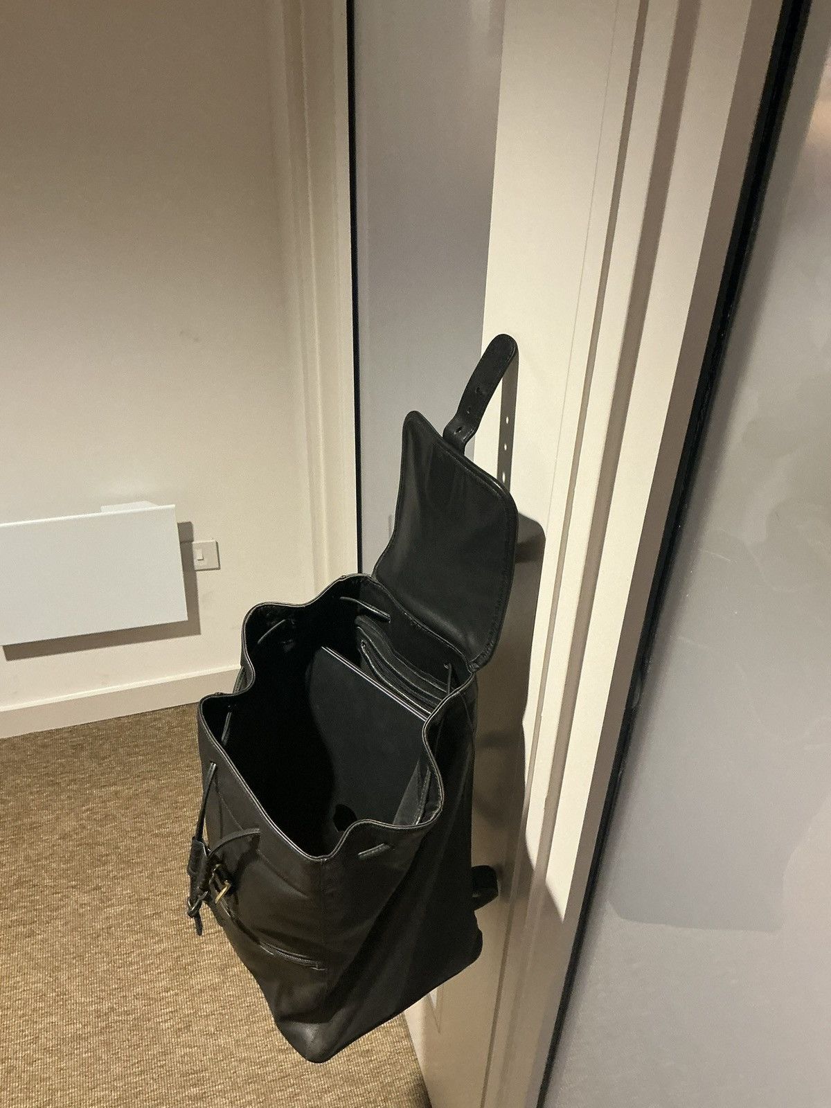 Coach Vintage Coach Backpack 329-305 Black Glovetanned Leather 90s Size ONE SIZE - 16 Thumbnail