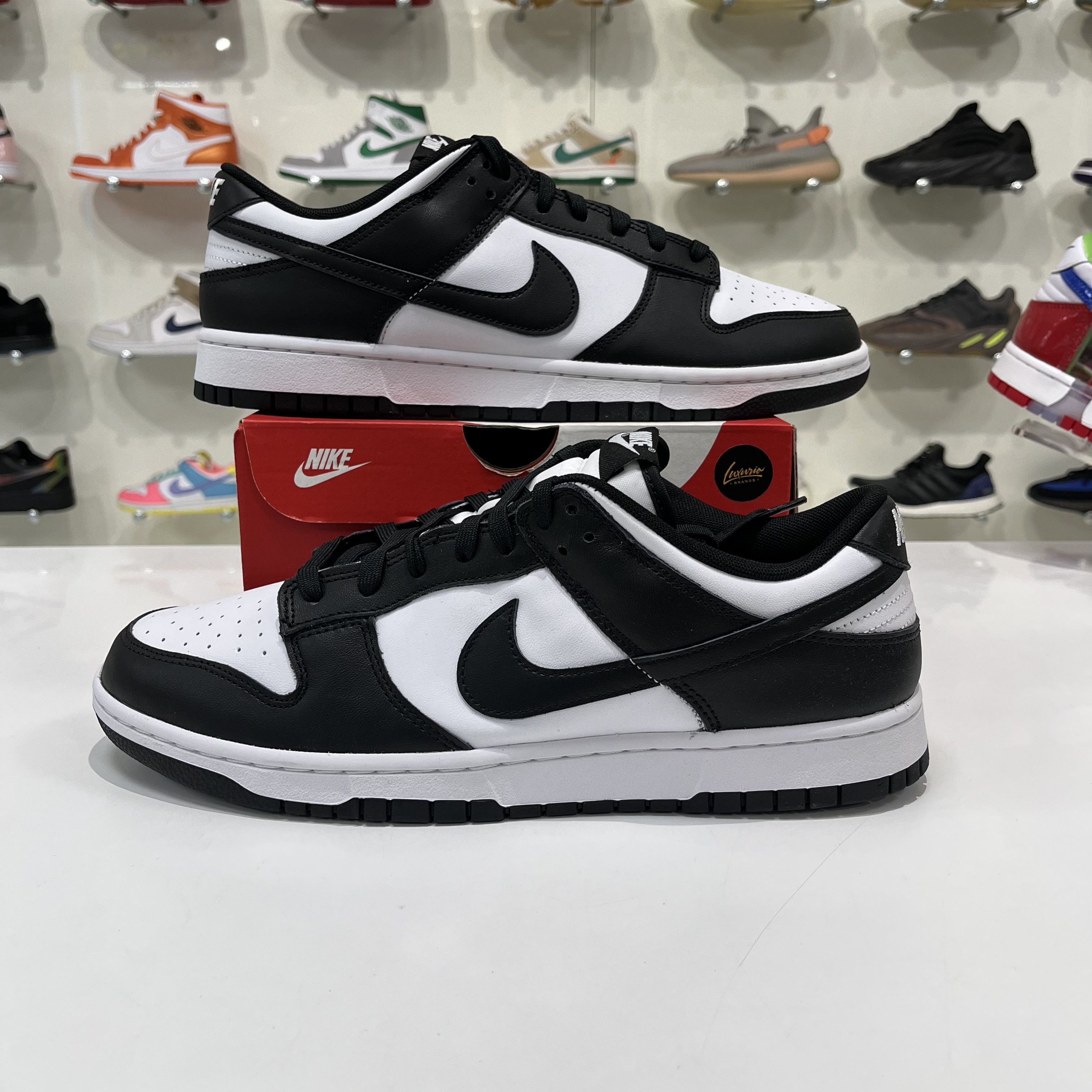 Nike Nike Dunk Low Retro White Black 2021 Size US 12.5 / EU 45-46 - 1 Thumbnail