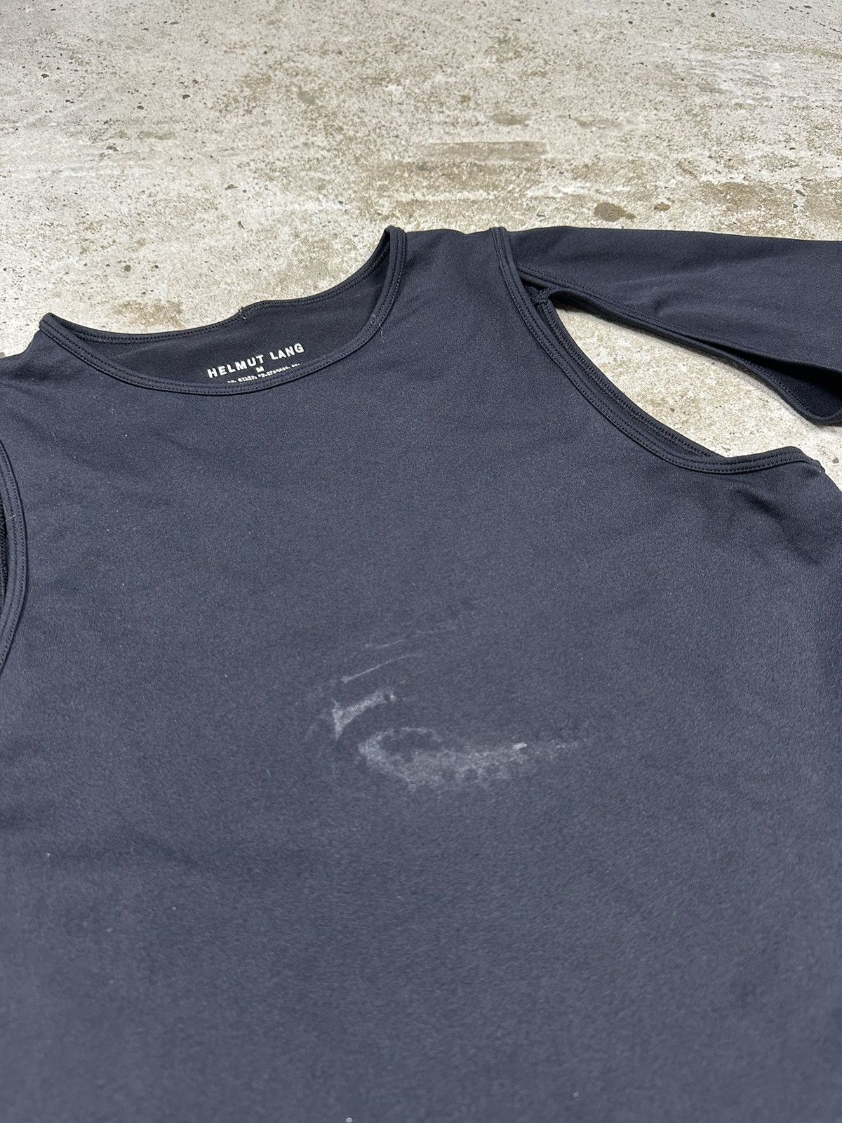 Helmut Lang Helmut Lang Cut Out Nylon Stretchable Top Size US S / EU 44-46 / 1 - 3 Thumbnail