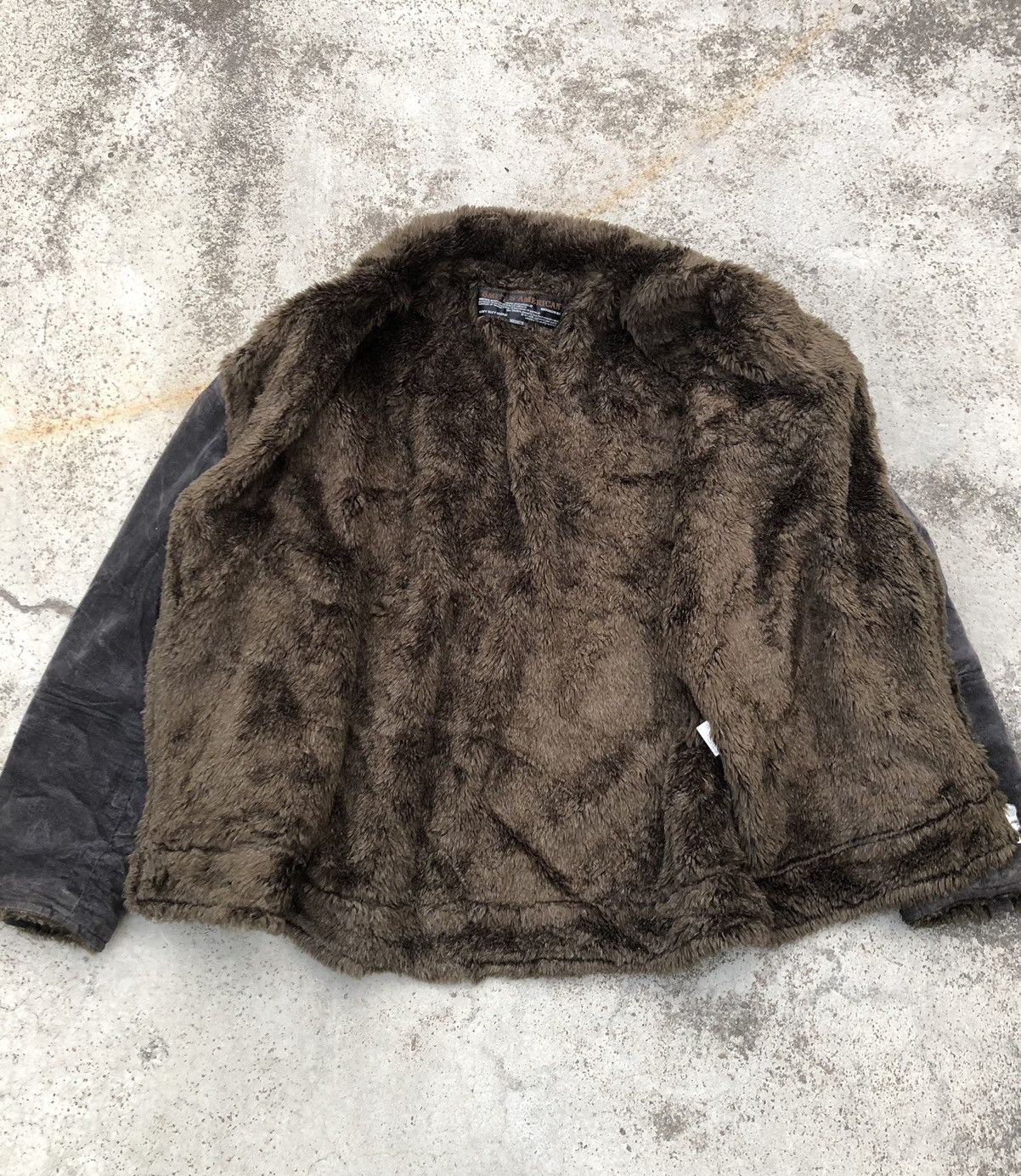 Smith's American VELVET SHERPA LINED DOUBLE COLAR JACKET Size US M / EU 48-50 / 2 - 4 Thumbnail