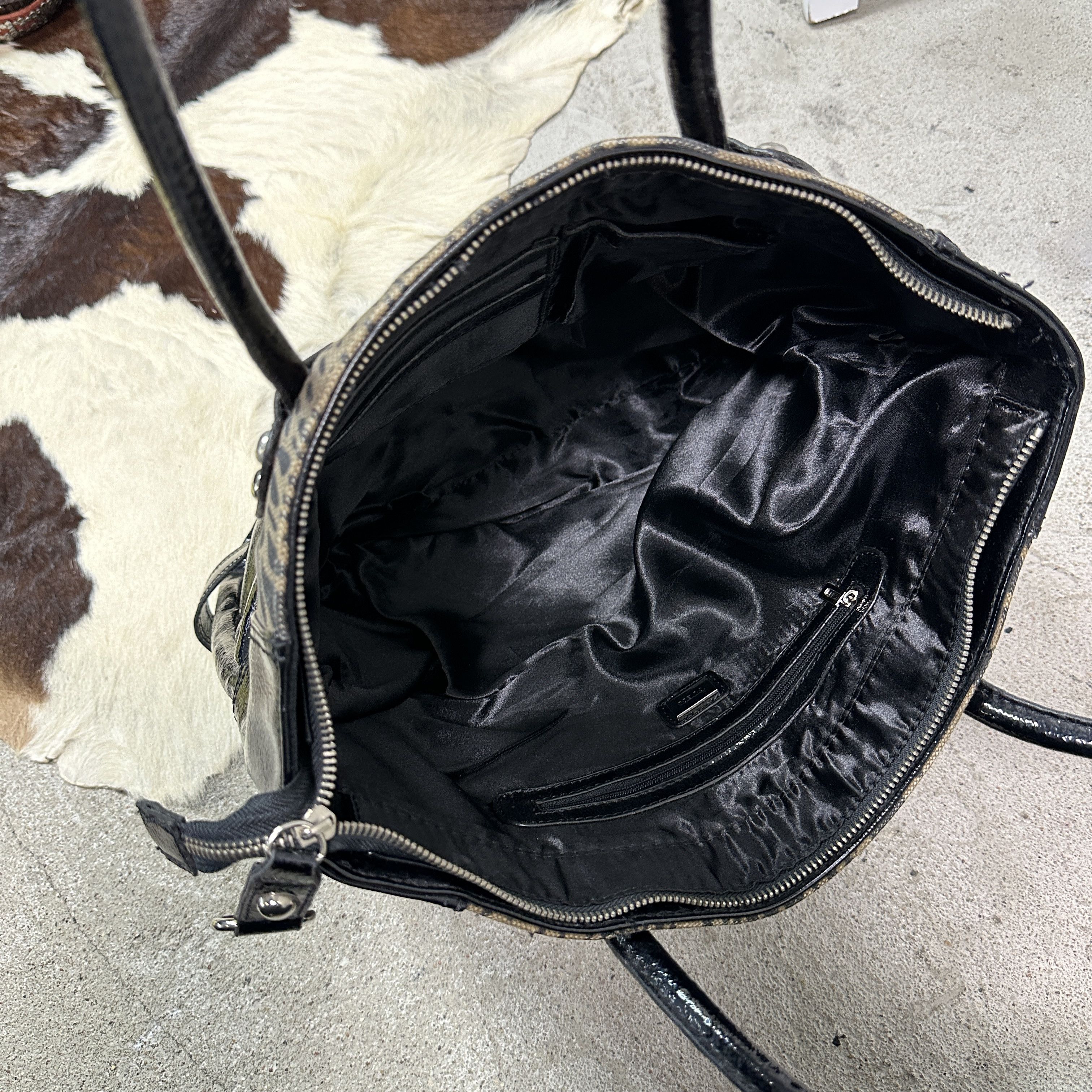 Guess Vintage Guess Canvas Shooper Cheetah Bag Y2K Size ONE SIZE - 10 Thumbnail