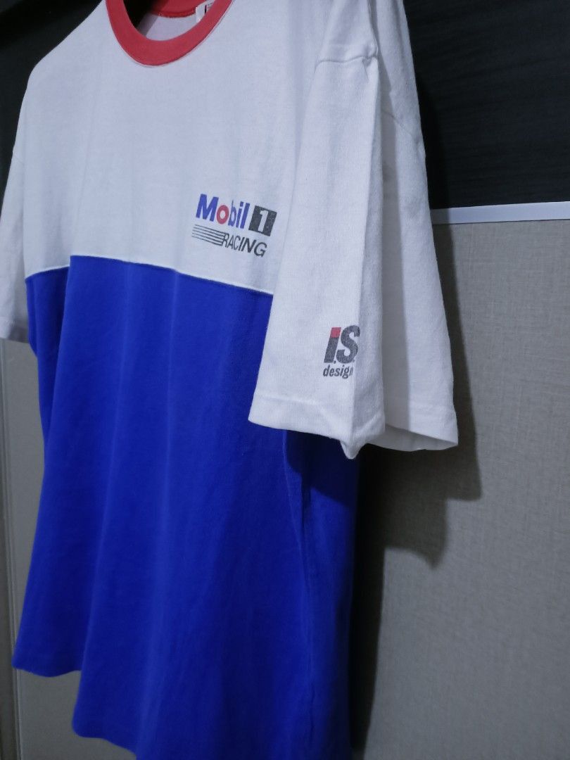 Issey Miyake Mobil 1 Racing Tee – I.S by Issey Miyake (Rare Find) Size US L / EU 52-54 / 3 - 4 Thumbnail