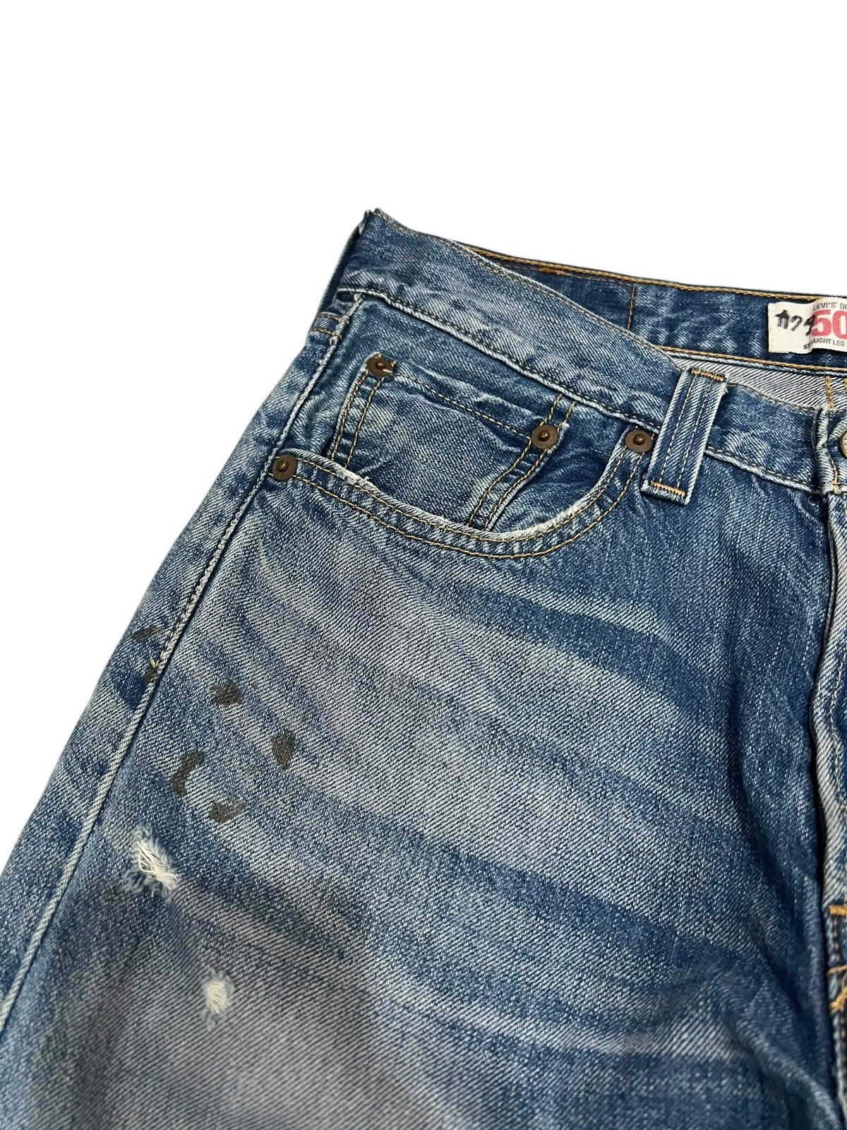 Levi's Vintage Levis 501 Distress Clawmark Jean Size US 28 / EU 44 - 8 Thumbnail