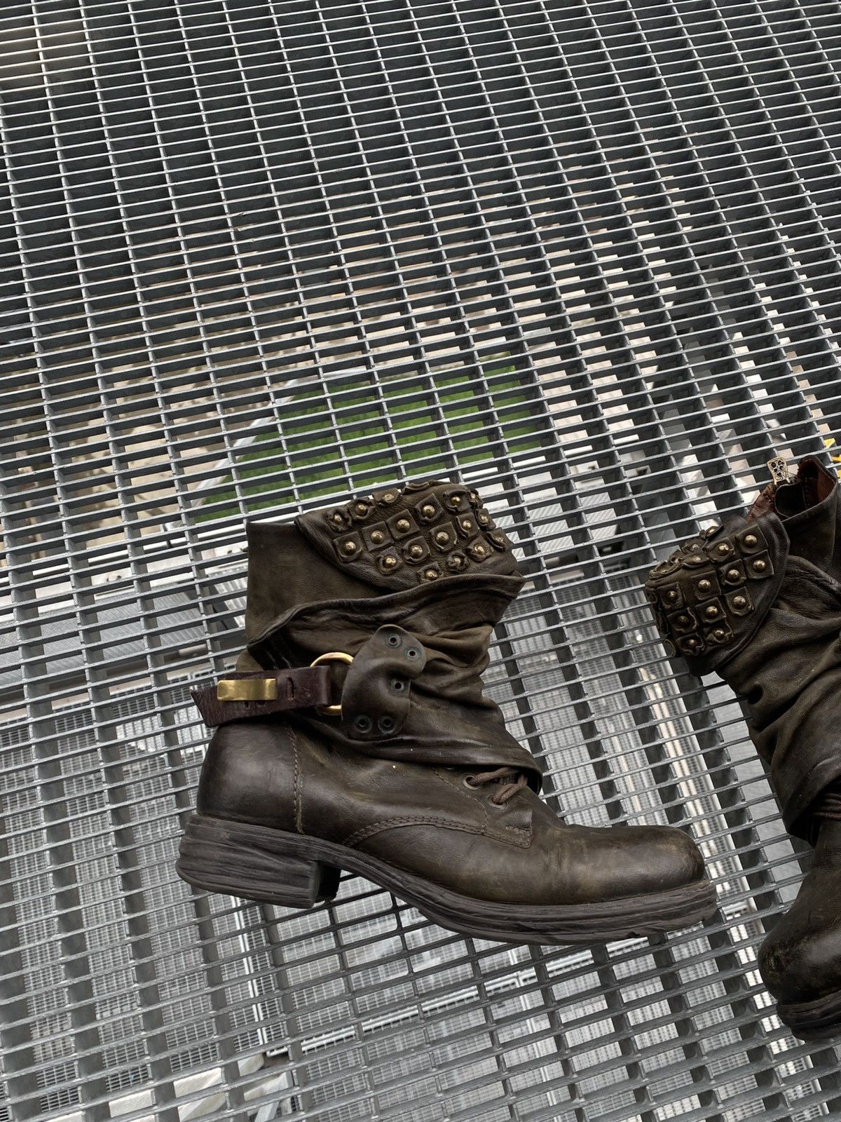 A.S.98 A.S.98 Vintage Leather Avant-garde Boots Size US 7 / IT 37 - 3 Thumbnail