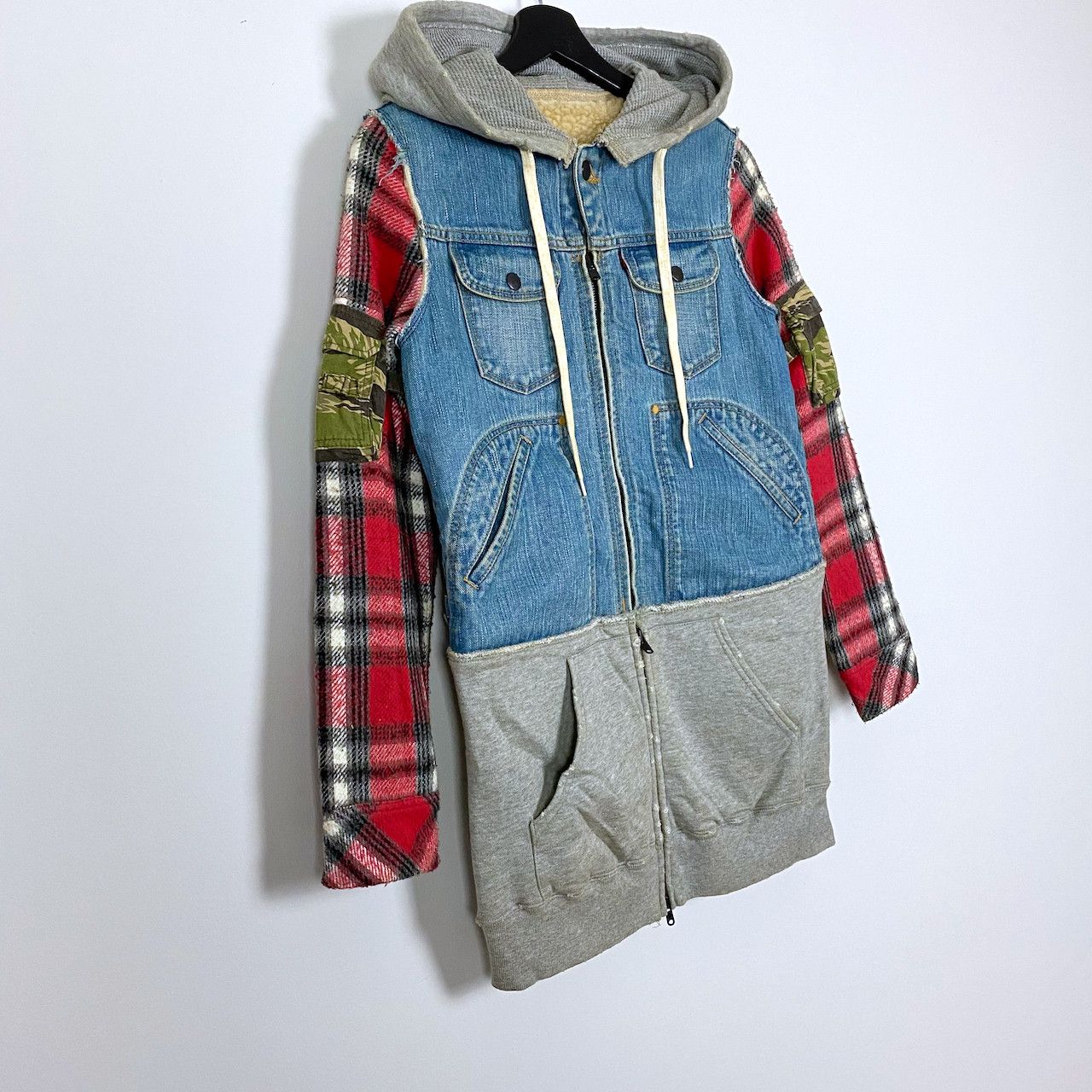 Number (N)ine 2005AW "THE HIGH STREETS" HYBRID DOCKING JACKET Size US XS / EU 42 / 0 - 4 Thumbnail