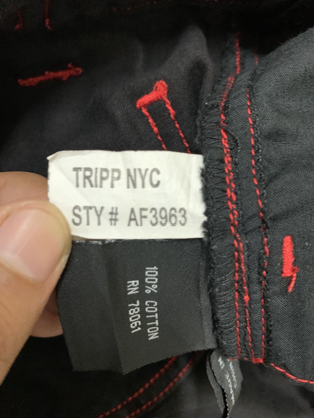 Japanese Brand × Seditionaries × Tripp NYC Tripp nyc dagger wide leg Size US 32 / EU 48 - 15 Thumbnail