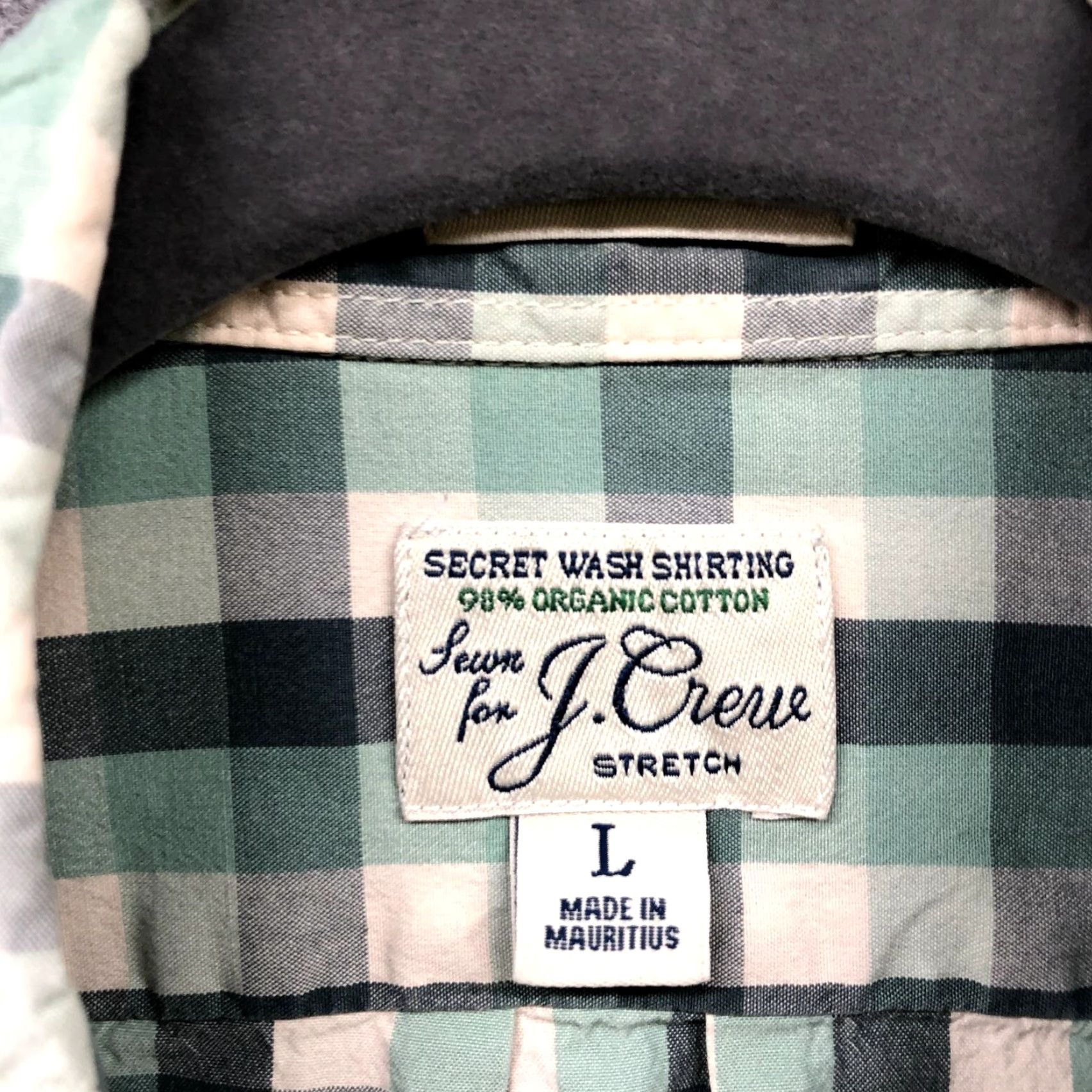 J.Crew J. Crew Long Sleeve Button-Down Shirt Mens L Green Plaid Secret Wash Classic Shirt Men L Green Plaid Secret Wash Shirting Classic Size US L / EU 52-54 / 3 - 5 Thumbnail