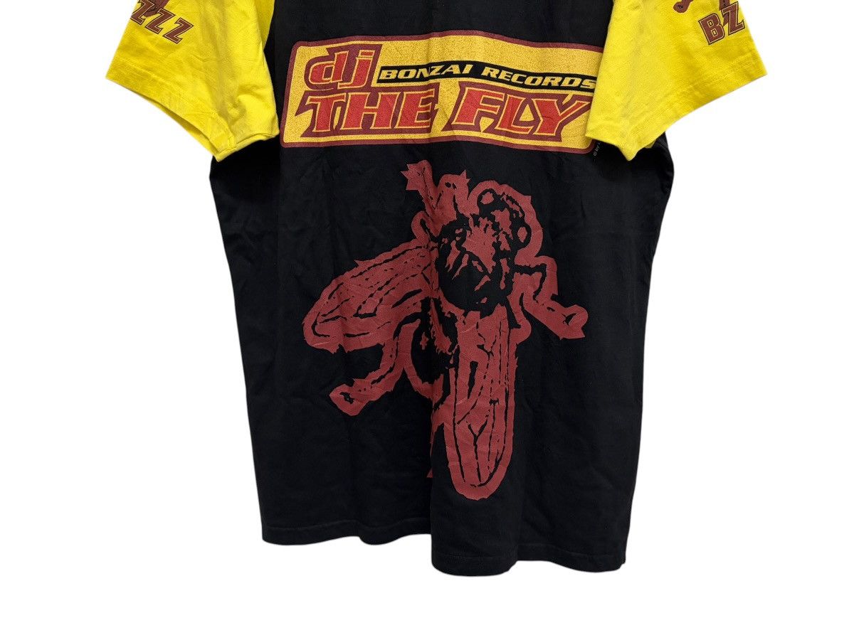 Band Tees 90s 1996 DJ FLY BONZAI LIGHTNING RECORDS HOUSE TRANCE TECHNO Size US XL / EU 56 / 4 - 10 Thumbnail