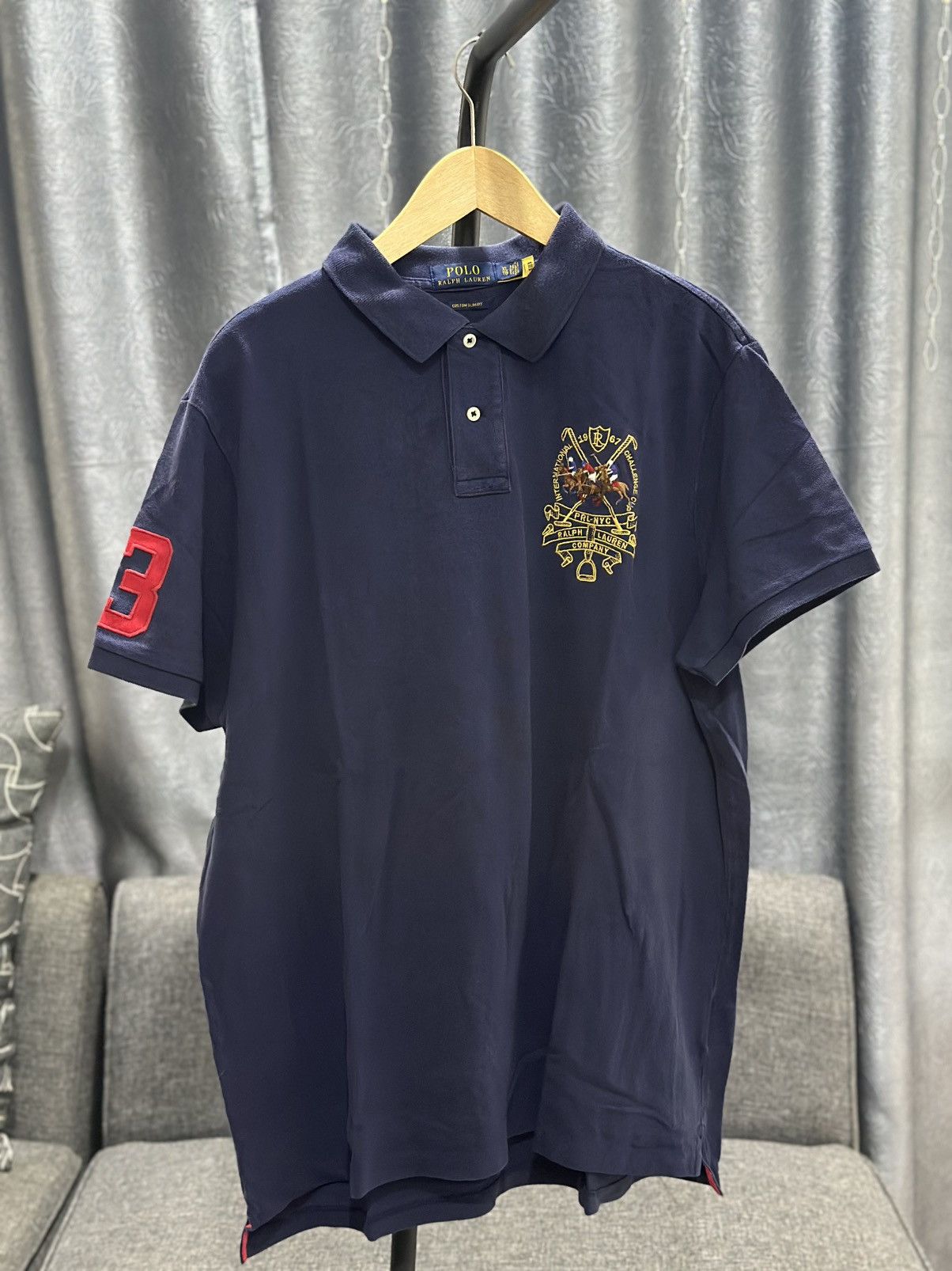 Polo Ralph Lauren Polo Ralph Lauren Triple Pony Shirt Size US XL / EU 56 / 4 - 1 Thumbnail