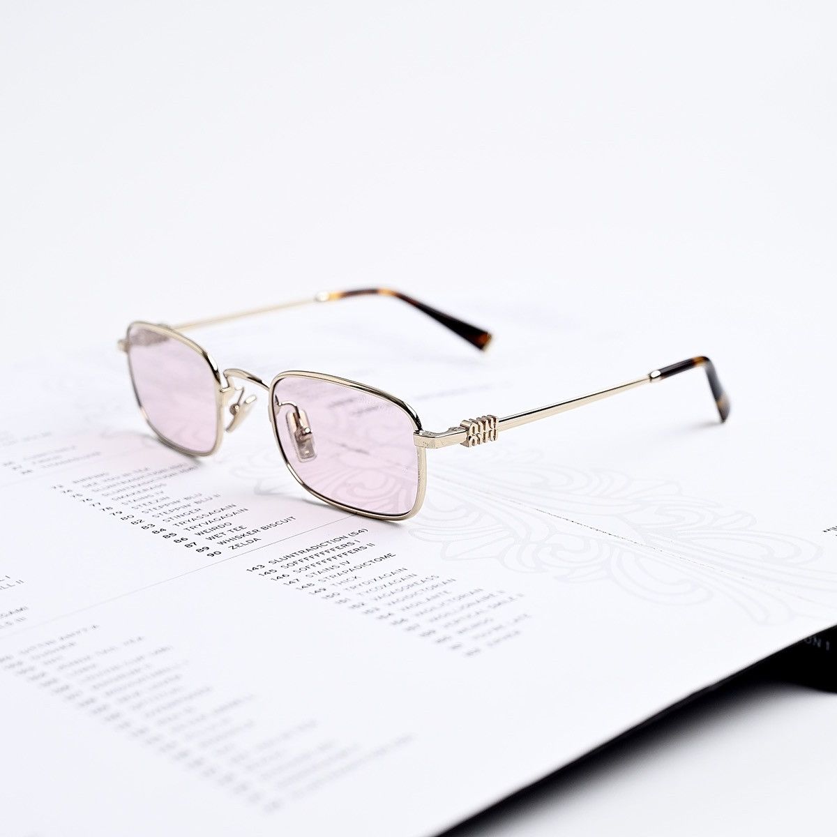 Miu Miu MIU MIU 0MU A53S SUNGLASSES Size ONE SIZE - 1 Thumbnail
