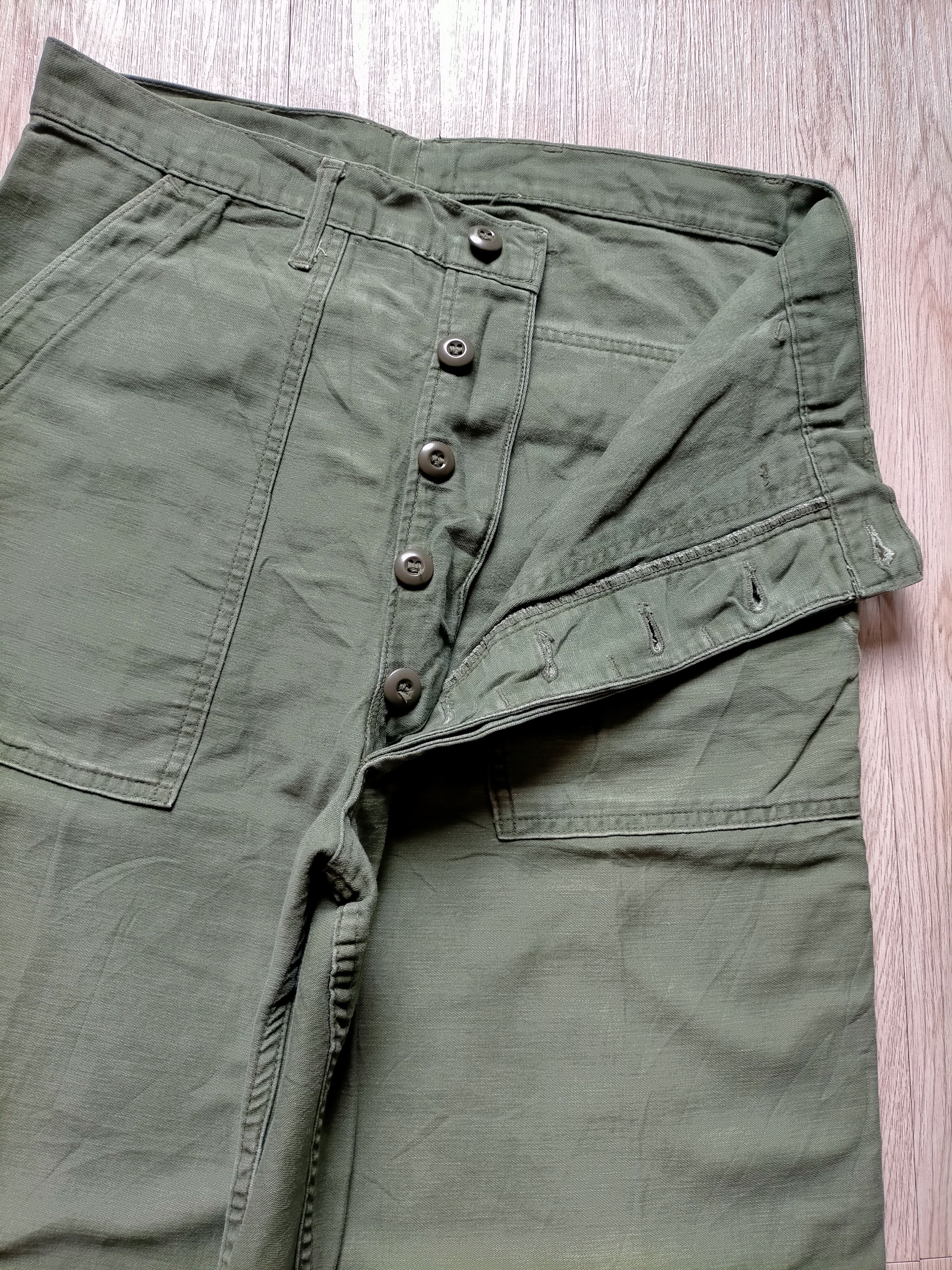 Army Of Me Vintage 60s Us Military OG 107 trouser pants Size US 32 / EU 48 - 6 Thumbnail