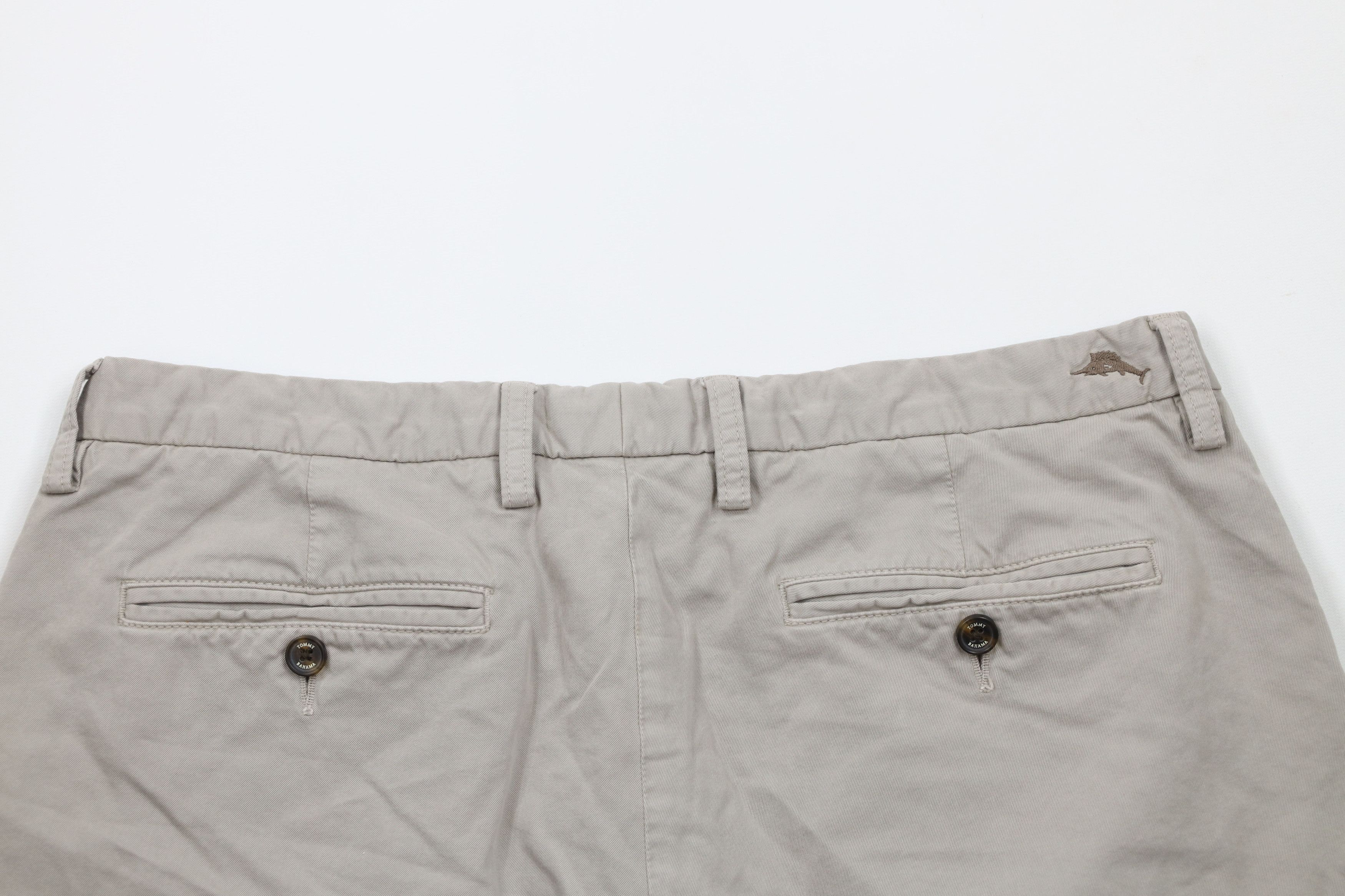 Tommy Bahama × Vintage Vintage Y2K Tommy Bahama Knee Golfing Chino Shorts Gray Size US 34 / EU 50 - 10 Thumbnail