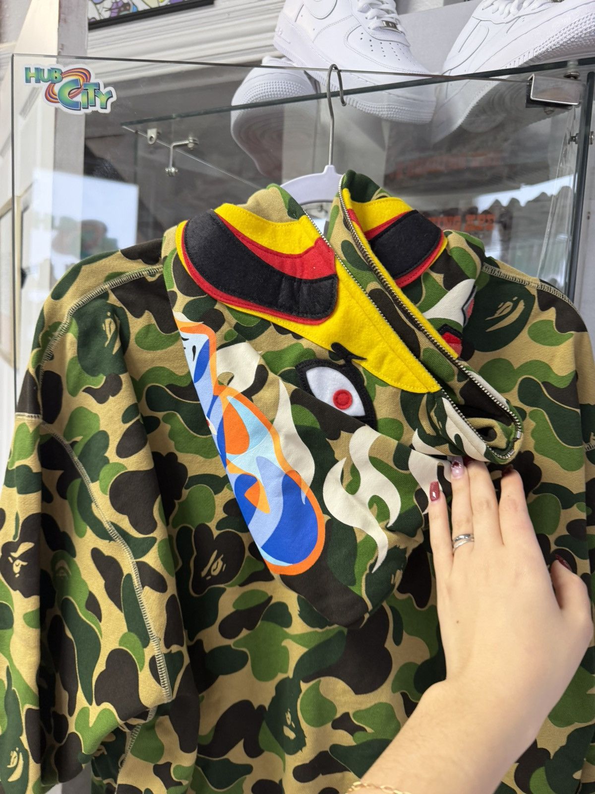 Bape Bape X Readymade Shark Camo Full Zip Size US M / EU 48-50 / 2 - 3 Thumbnail