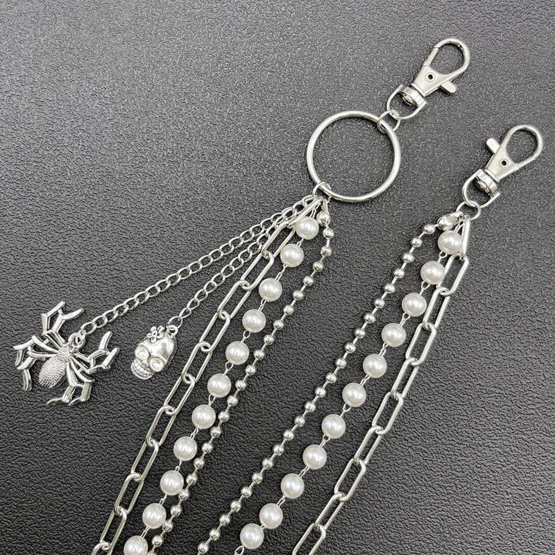 Jewelry × Vintage Biker Chains Spider Skull Pendants Goth Jewelry Size ONE SIZE - 3 Thumbnail