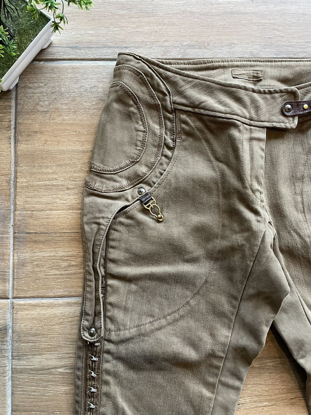Japanese Brand × Le Grande Bleu (L.G.B.) × Share Spirit Homme Share Spirit Flared Cotton Pant Size US 26 / EU 42 - 4 Thumbnail