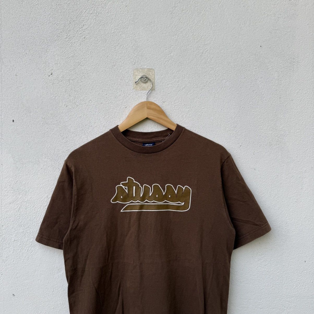 Stussy Vintage Stussy Brown Ripoff Futura Front Tee Shirt Size US M / EU 48-50 / 2 - 2 Thumbnail