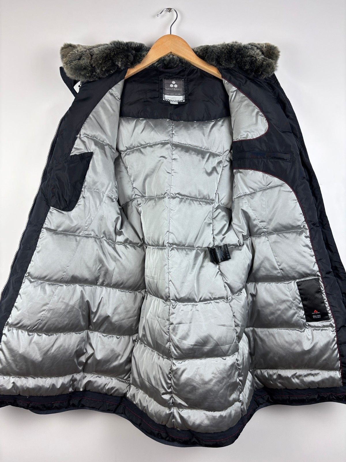 Peuterey Womens Peuterey Down Hooded Parka Jacket Navy Blue Size 42 Size S / US 4 / IT 40 - 9 Thumbnail