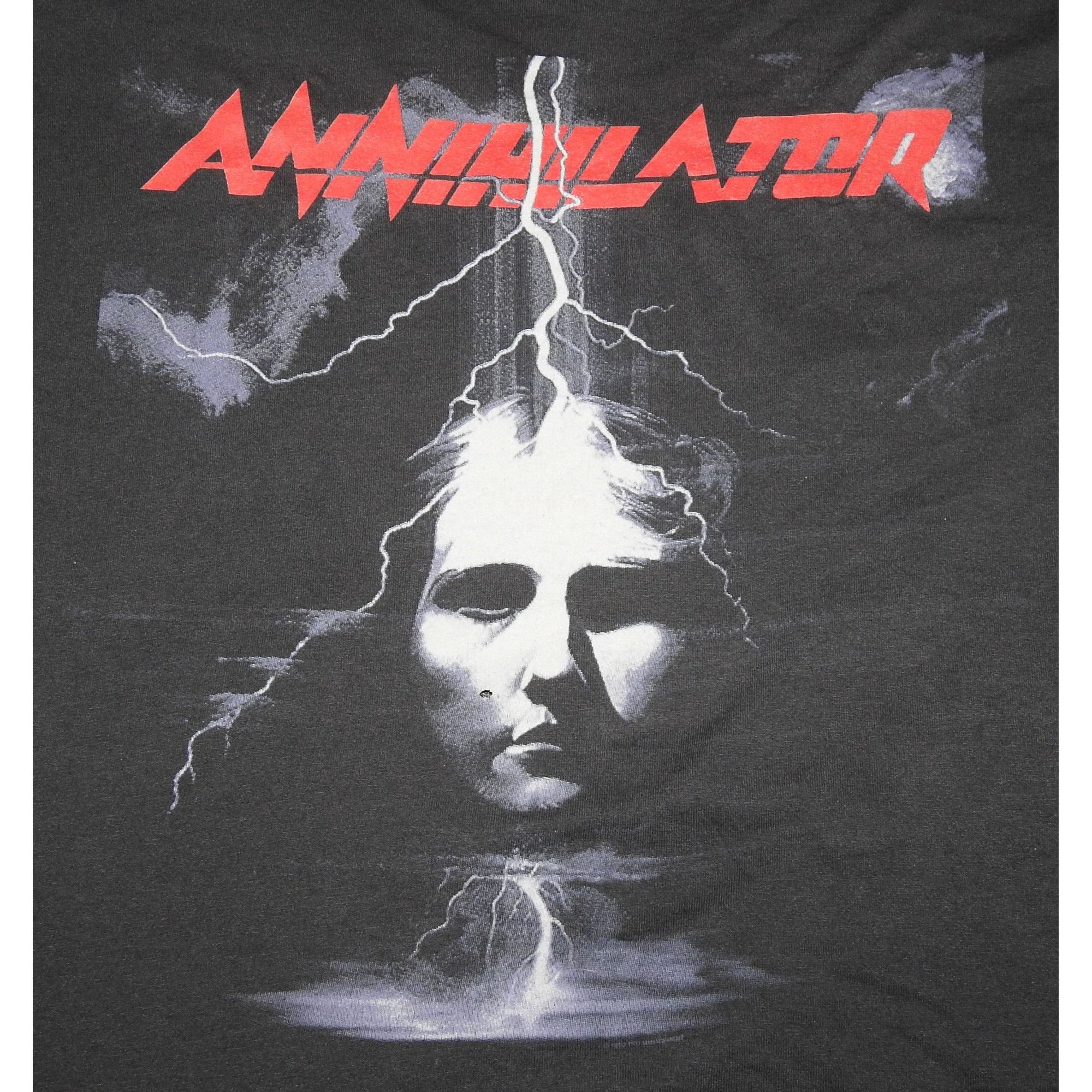 Other Vintage 1990 1991 Annihilator Never Neverland World Tour T-S Size US L / EU 52-54 / 3 - 2 Thumbnail