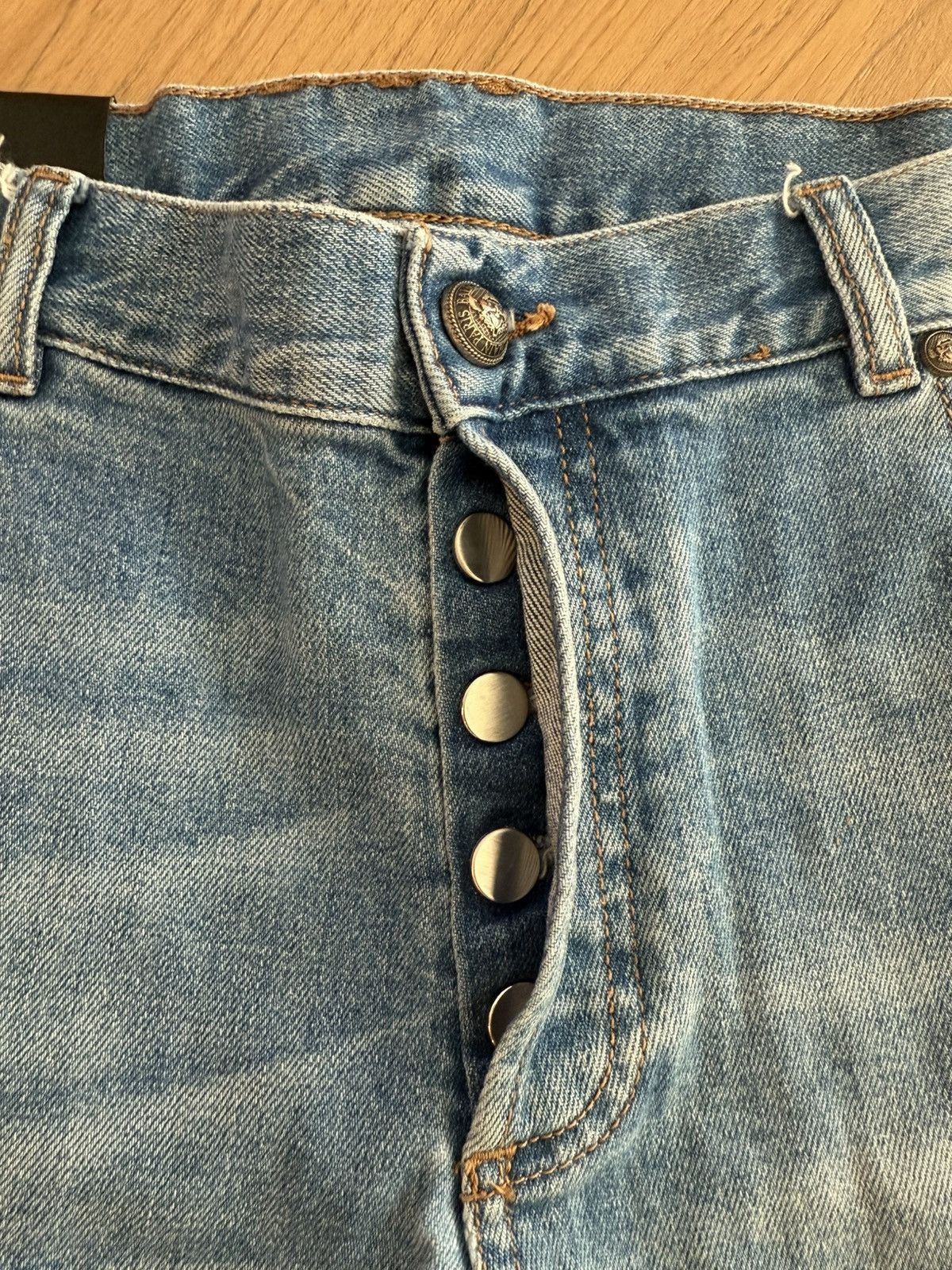 Balmain Balmain Monogram Distressed Tapered Jeans Size US 32 / EU 48 - 8 Thumbnail