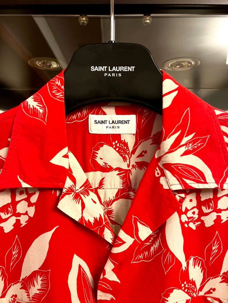 Saint Laurent Paris saint laurent hawaiian short sleeve shirt-2507 Size US S / EU 44-46 / 1 - 3 Thumbnail